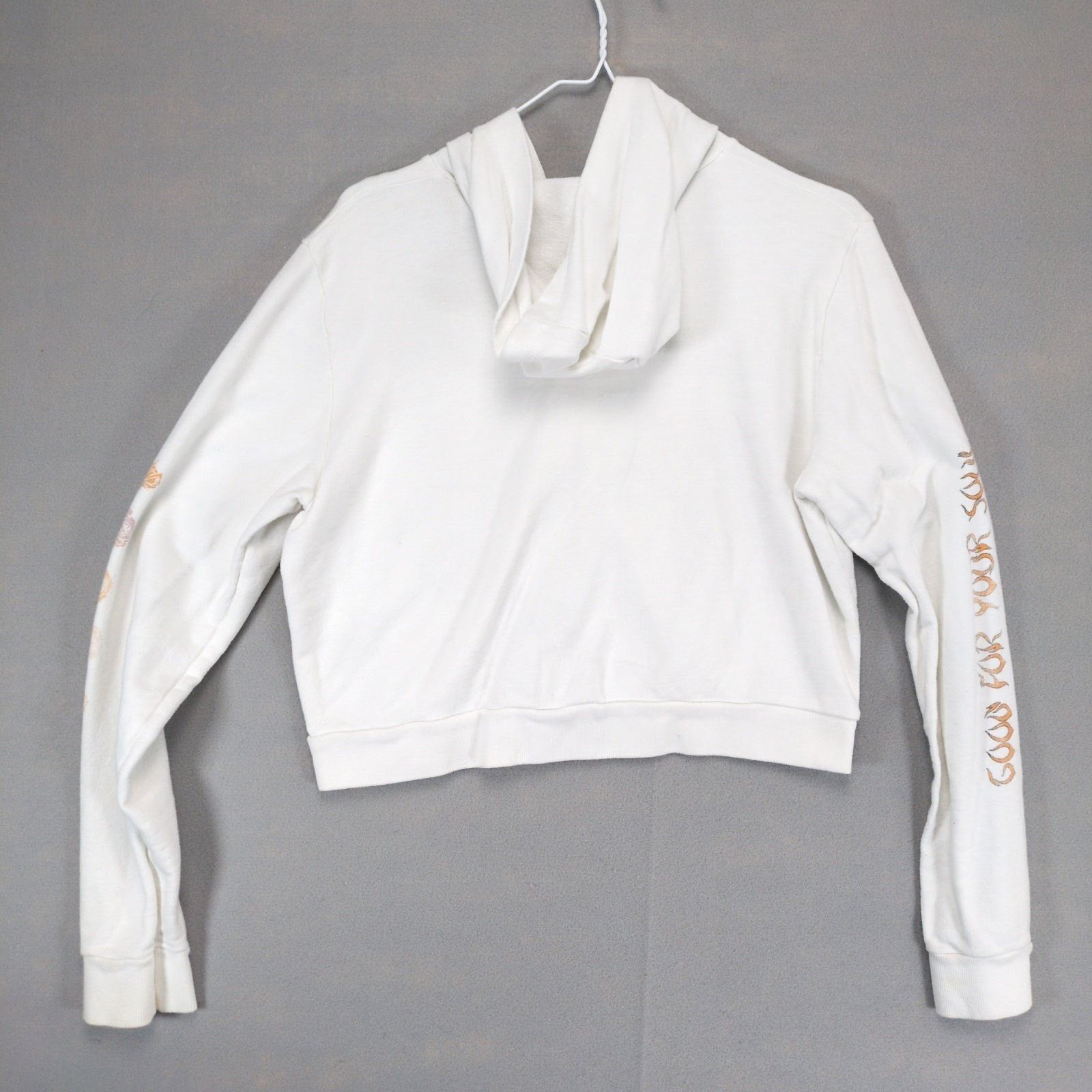Other Future State Women's L Cropped Full-Zip Hoodie Jacket Size L / US 10 / IT 46 - 3 Thumbnail
