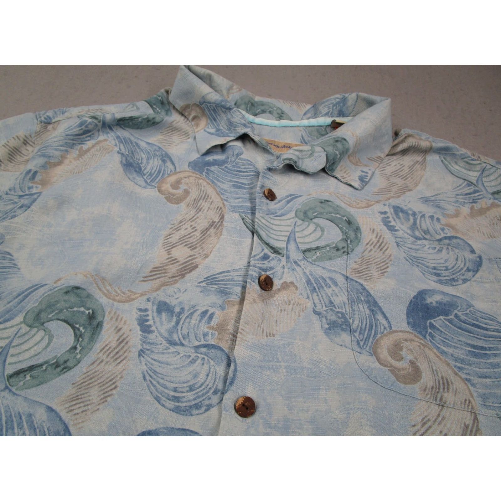 Tommy Bahama Tommy Bahama Shirt Mens 3XB Blue Silk Short Sleeve Hawaiian Beach Casual Tiki Size US XXL / EU 58 / 5 - 2 Thumbnail