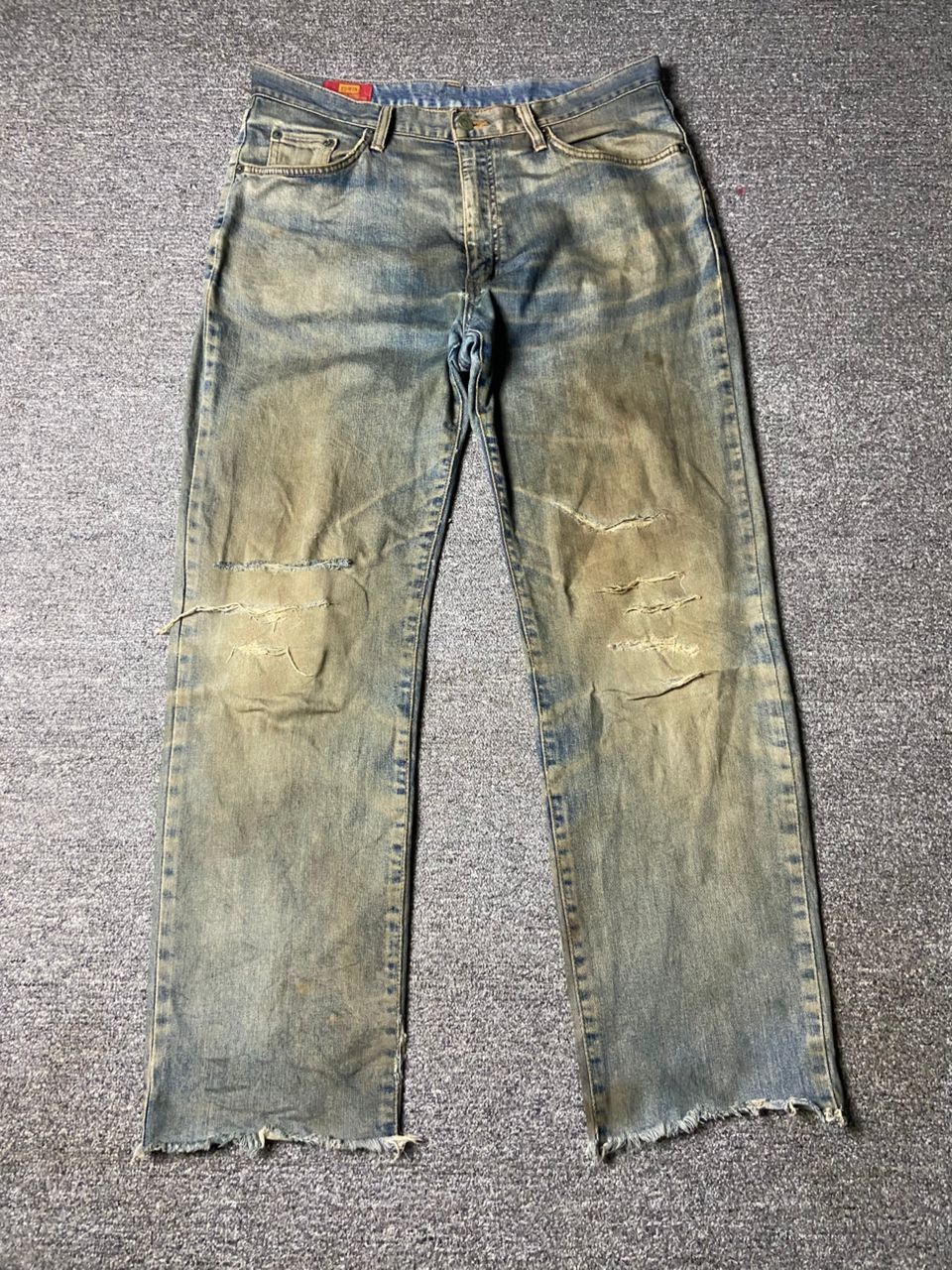 Edwin Edwin 602 US Classic Distressed Jeans (163) Size US 34 / EU 50 - 1 Thumbnail