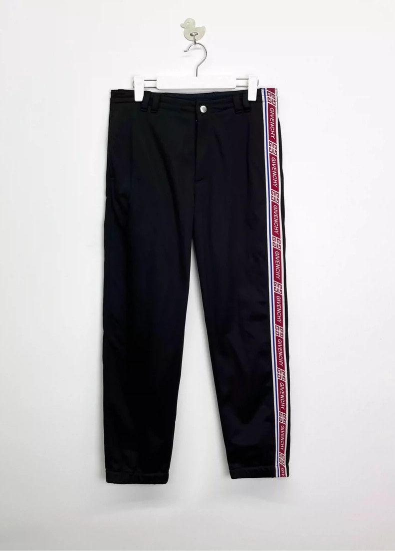 Givenchy Givenchy SizeM Black side jacquard knit 4G letter logo trou Size US 29 - 1 Thumbnail