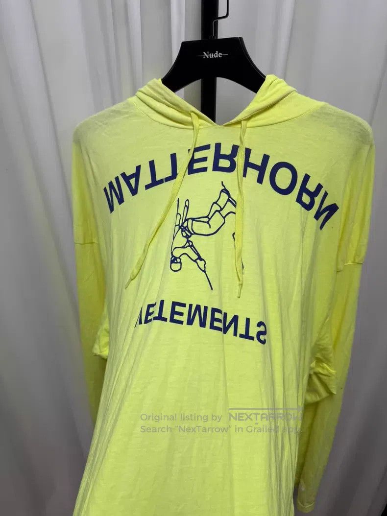 Vetements VETEMENTS Fluorescent Yellow Sweatshirt Size US M / EU 48-50 / 2 - 3 Thumbnail
