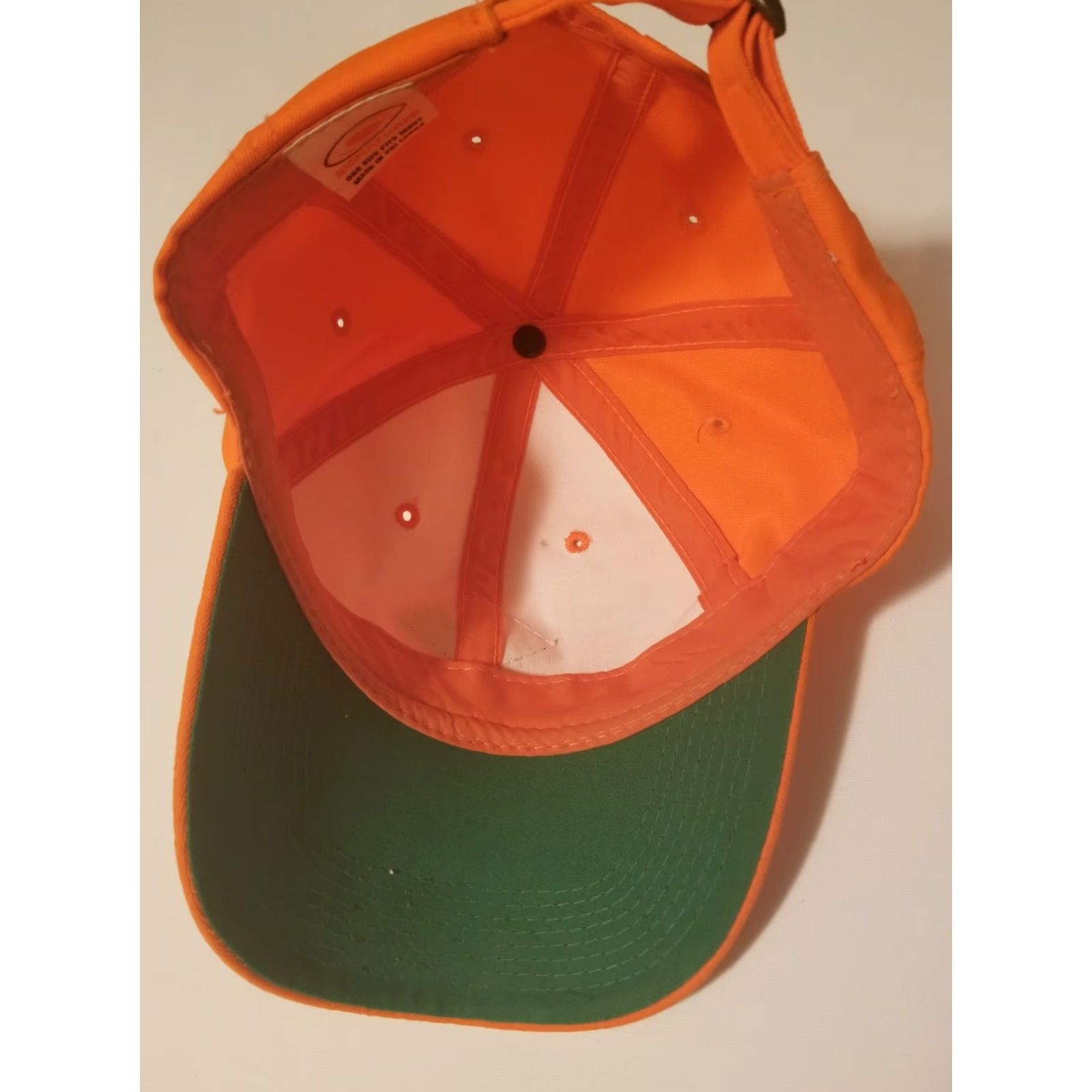Vintage Winchester Hat OSFM Adult Orange Adjustable Hunting Baseball Cap Mens Size ONE SIZE - 3 Thumbnail