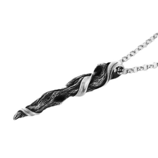 Jewelry Retro Style Wooden Pendant Necklace Size ONE SIZE - 4 Thumbnail