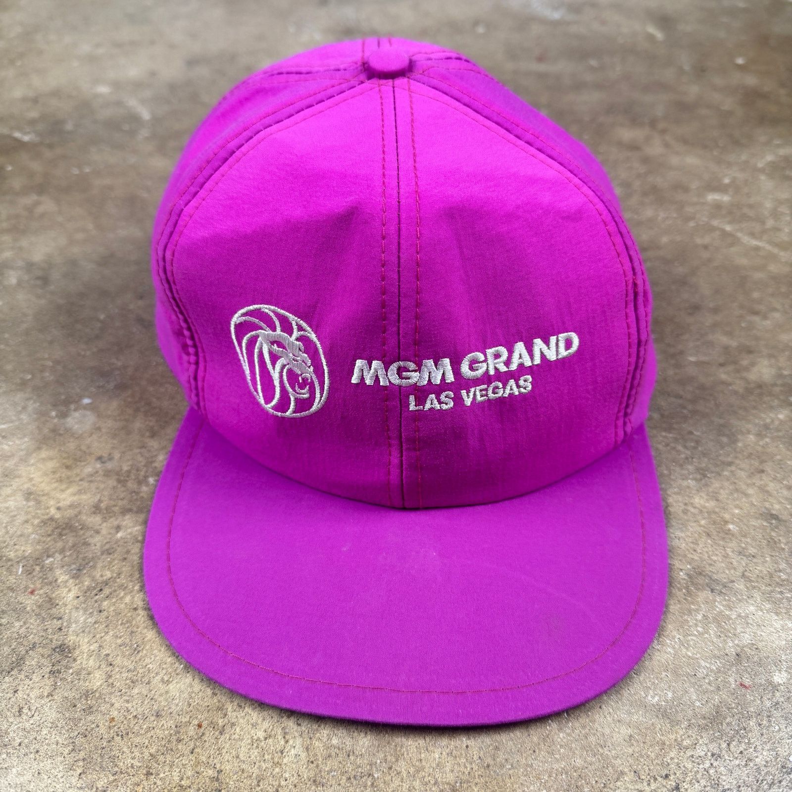 Other Vintage MGM Grand Las Vegas Snapback Hat Neon Magenta 90s Size ONE SIZE - 1 Thumbnail