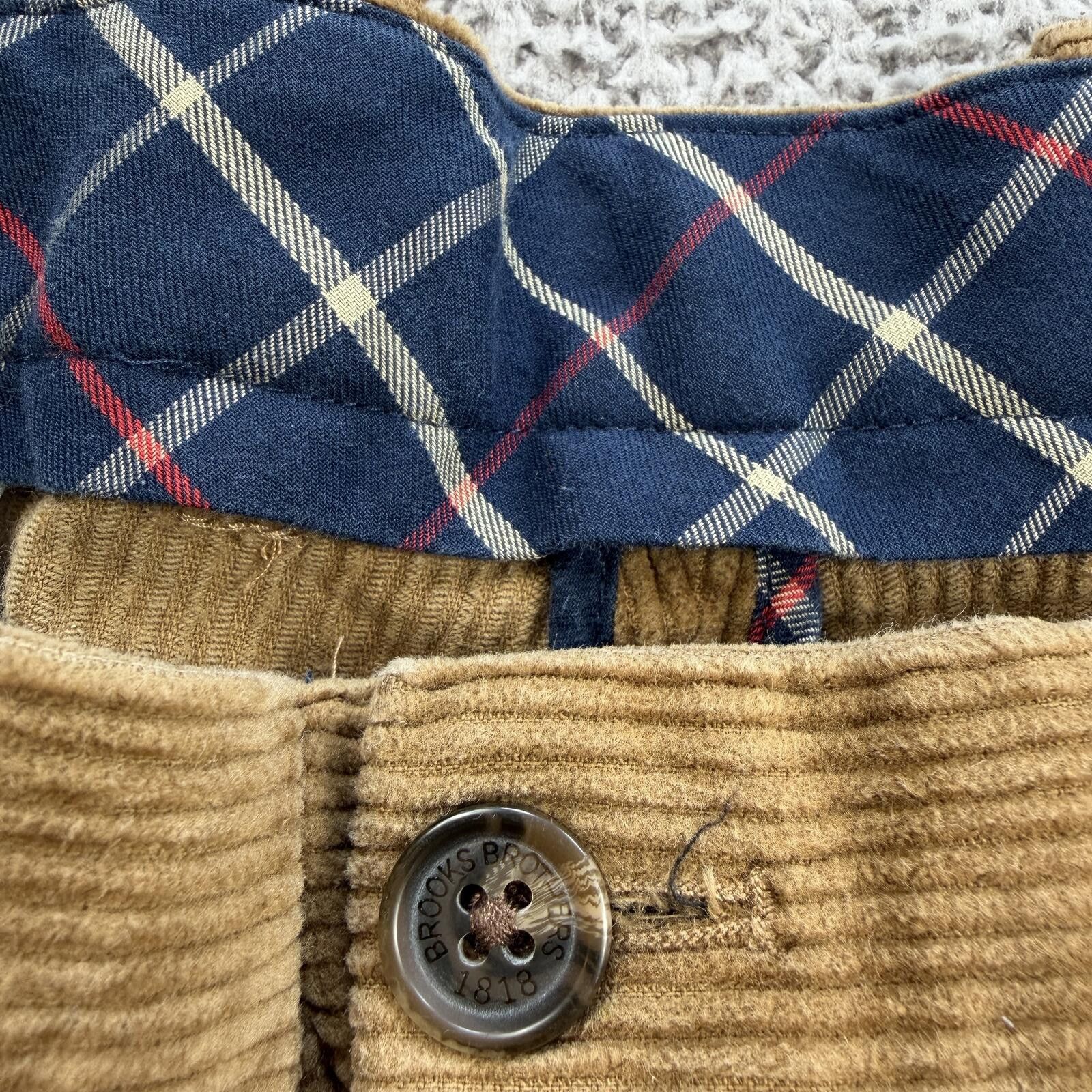 Brooks Brothers Brooks Brothers Corduroy Pants Mens 36x32 Tan Classic Size US 36 / EU 52 - 5 Thumbnail
