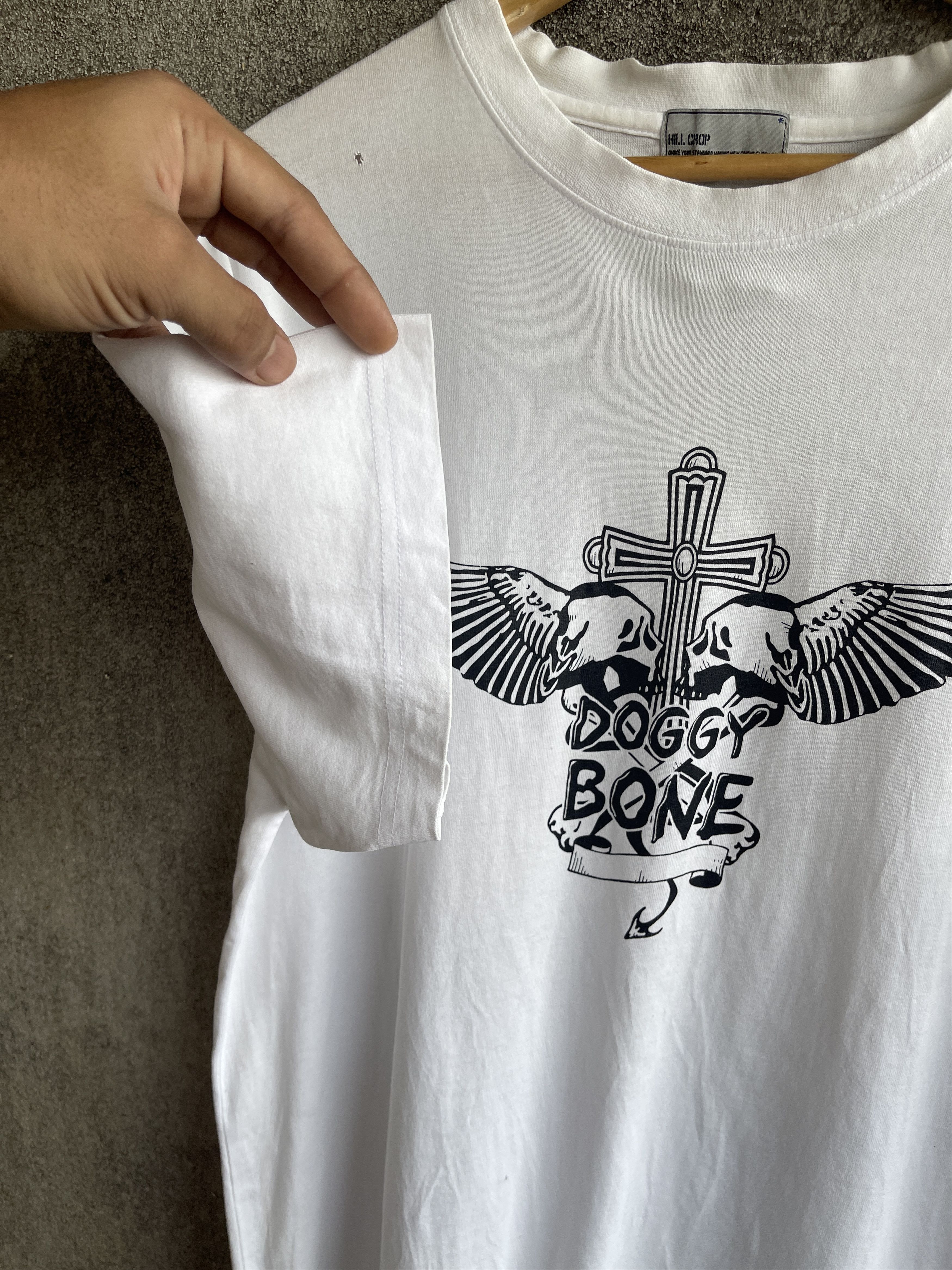 Seditionaries Vintage‼️THRASHED🔥Hill Crop🔥Big Logo Doggy Bone Tshirt Size US L / EU 52-54 / 3 - 7 Thumbnail
