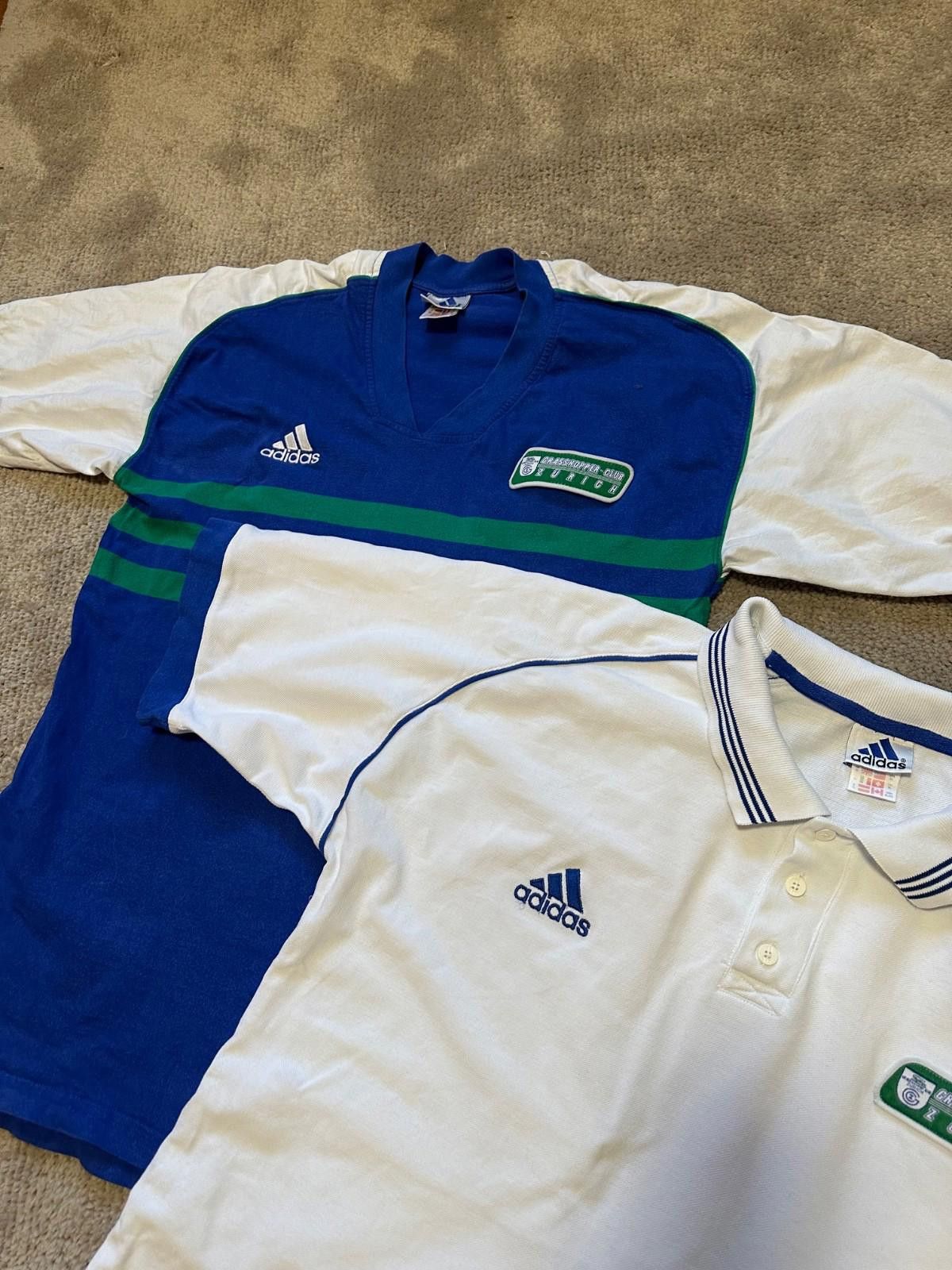 Adidas Vintage Glasshopper Club Zurich Football Polo Shirt Sz XL Size US XL / EU 56 / 4 - 3 Thumbnail