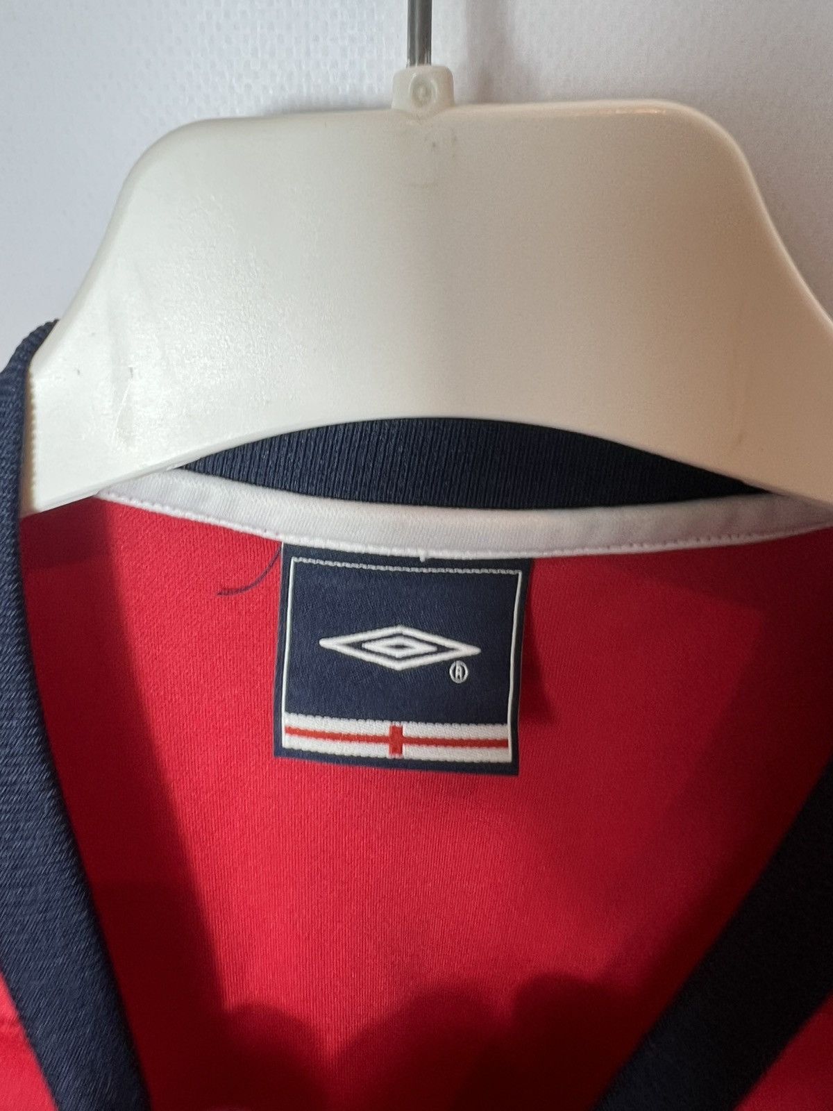 Umbro Vintage sportswear 08-09 Umbro England Soccer Football Tee Size US L / EU 52-54 / 3 - 4 Thumbnail