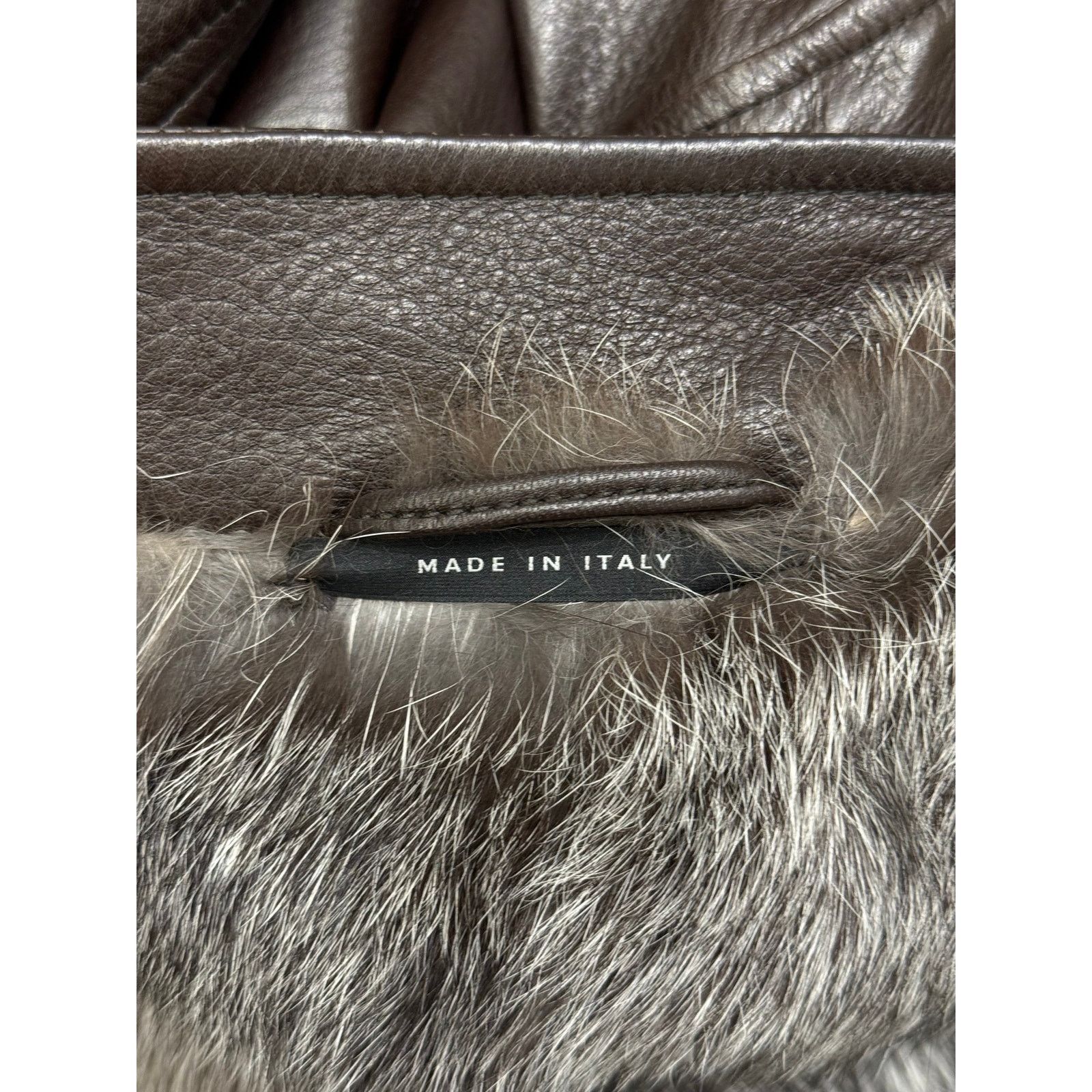 Gucci 2000s Gucci by Tom Ford fur lining leather bomber jacket Size L / US 10 / IT 46 - 10 Thumbnail