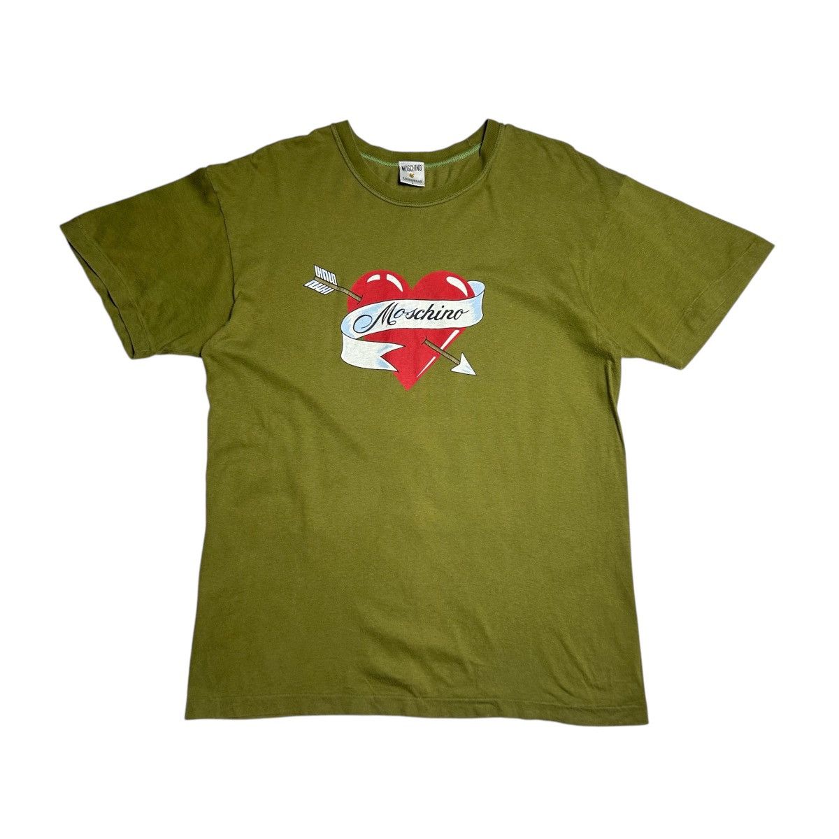 Moschino Heart Single Stitch T-Shirt