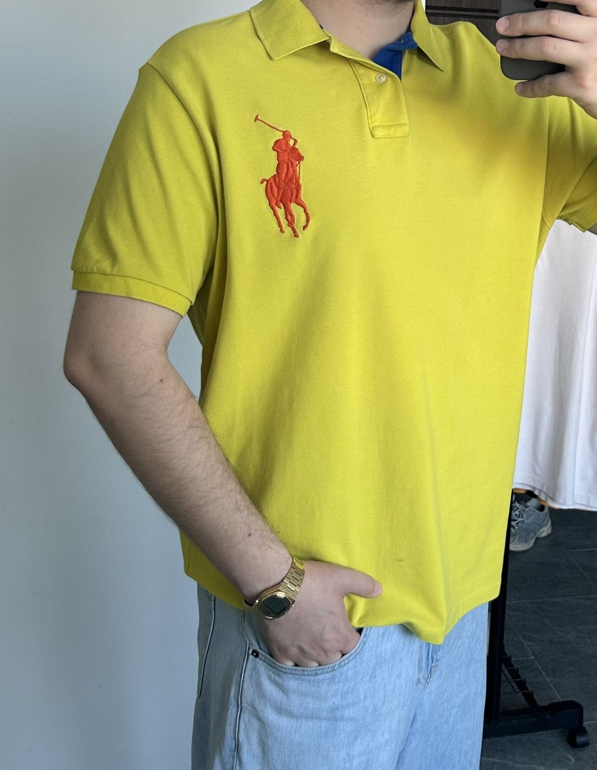 Polo Ralph Lauren Vintage polo Ralph Lauren tee shirt big logo large men’s PRL Size US L / EU 52-54 / 3 - 4 Thumbnail