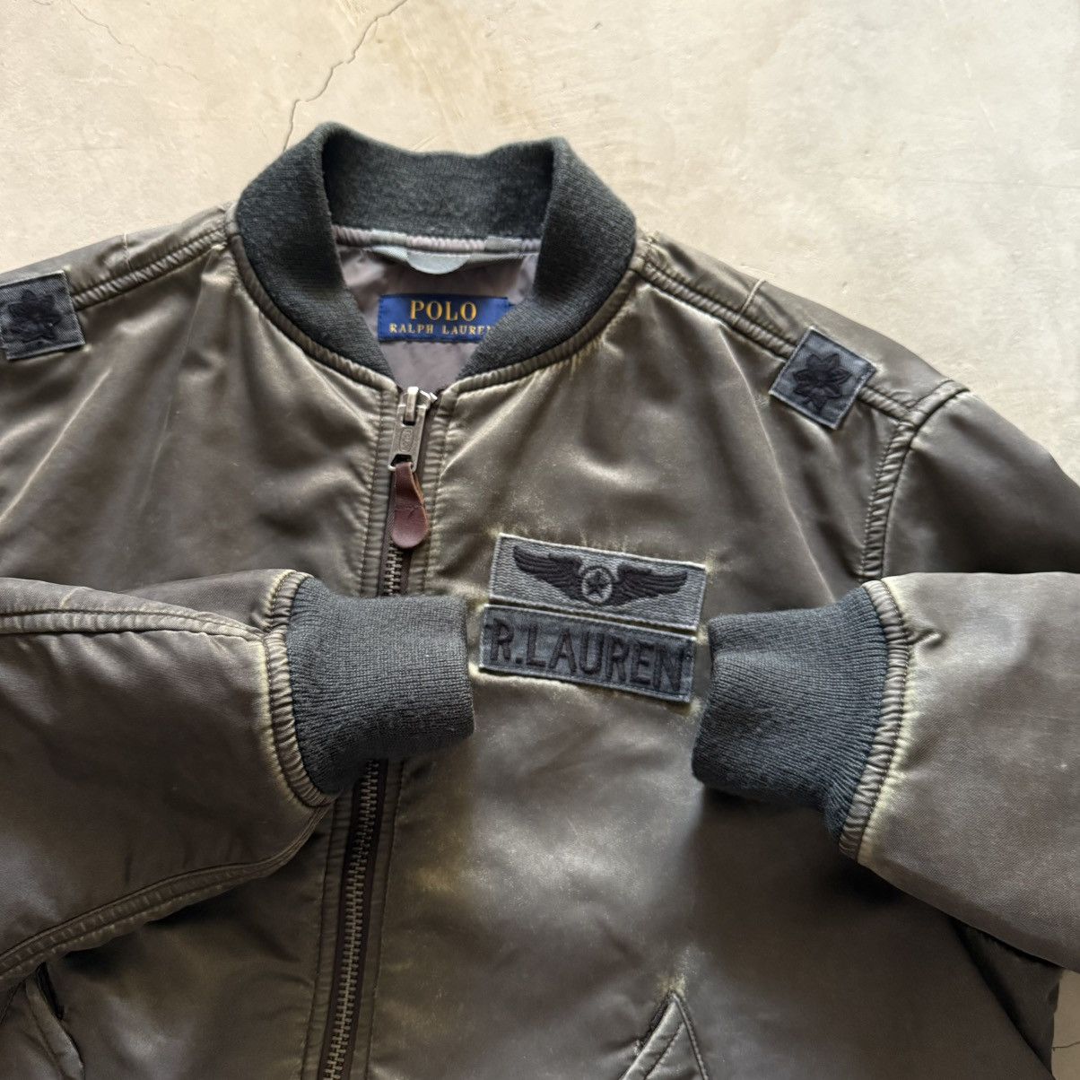 Polo Ralph Lauren Polo Ralph Lauren Military MA-1 Type Bomber Jacket Size US M / EU 48-50 / 2 - 9 Thumbnail