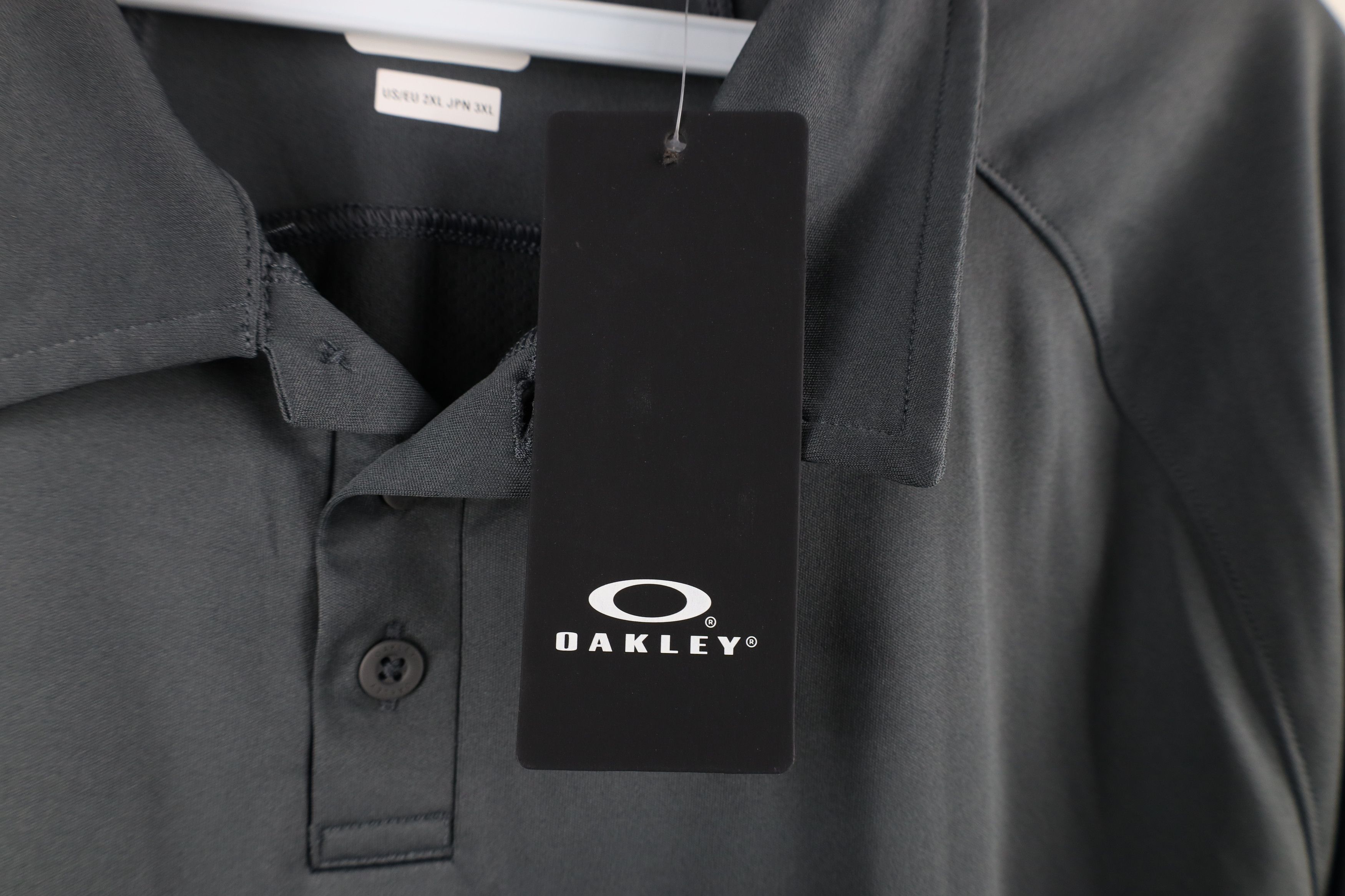 Oakley × Vintage Deadstock Vintage Y2K Oakley Logo Short Sleeve Golf Polo Size US XXL / EU 58 / 5 - 4 Thumbnail