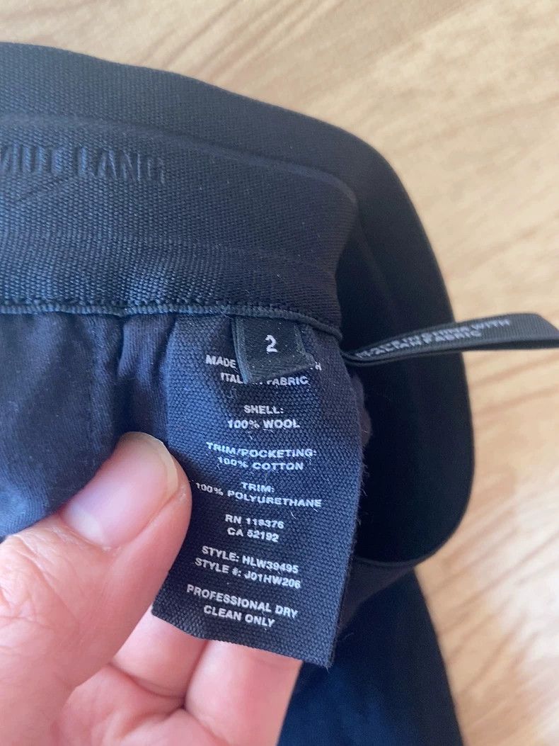 Helmut Lang HELMUT LANG size2 Black wool trousers Size 27" / US 4 / IT 40 - 4 Thumbnail