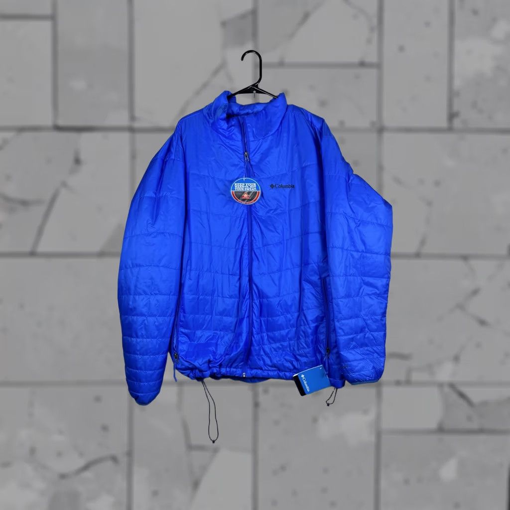 Vintage Columbia Mighty Light Jacket Mens 2XL Blue Puffer Omni-Heat Lightweight Outdoor Full Zip Insulated Size US XXL / EU 58 / 5 - 1 Thumbnail