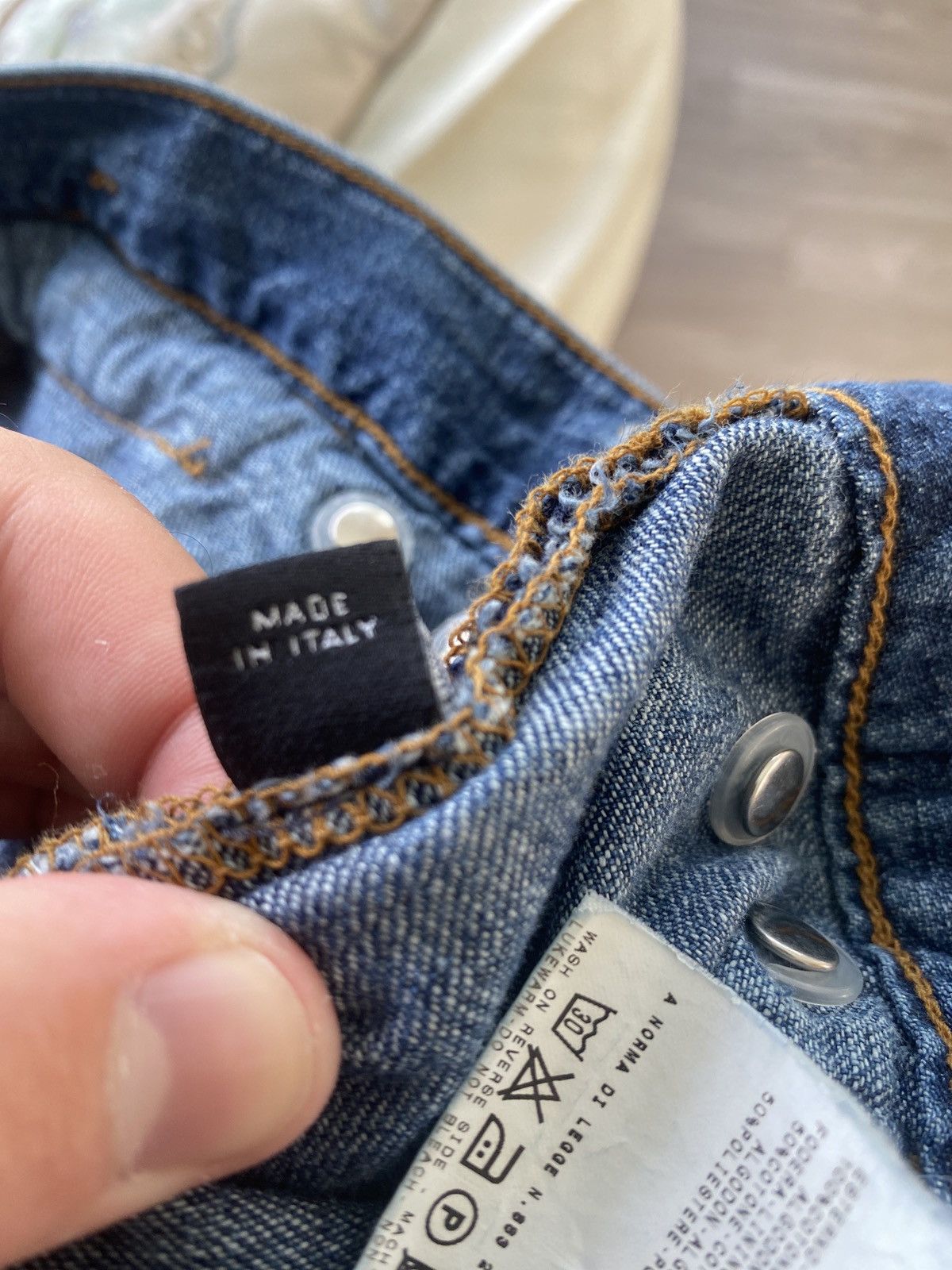 Dolce & Gabbana GRAIL 2001 D&G adjustable parachute denim pants Size US 30 / EU 46 - 10 Thumbnail