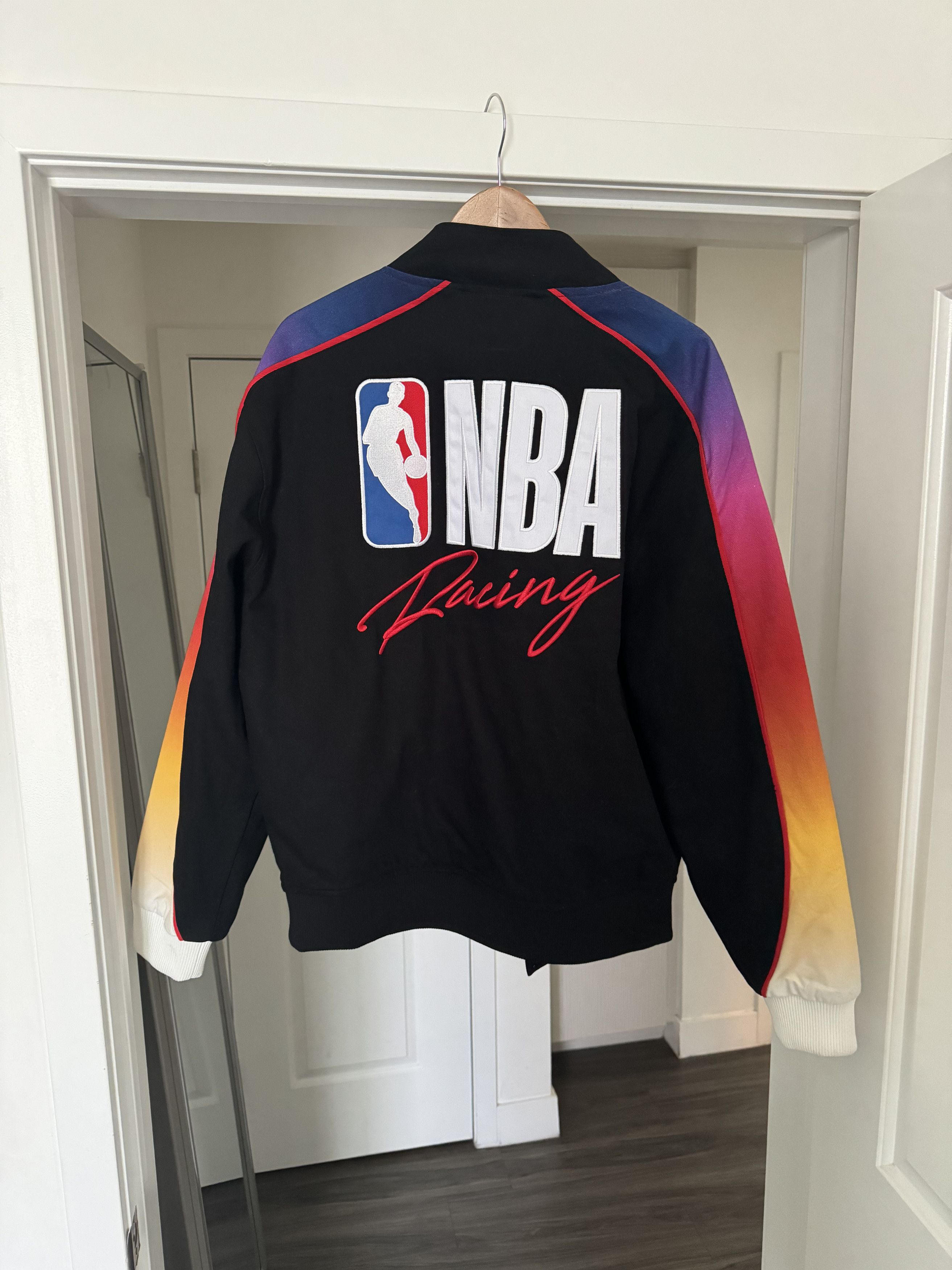 image of Authmade X Nba All-Star 2024 Racing Jacket in Black, Men's (Size XL)