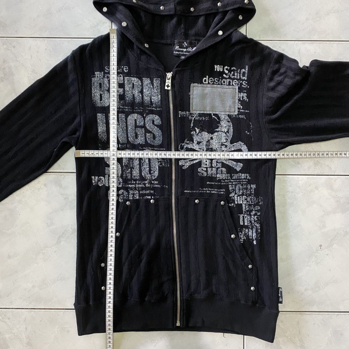 BERNINGS SHO Bernings Sho Dark Luxury Style Avant Garde Studded Punk Goth Size US M / EU 48-50 / 2 - 20 Thumbnail