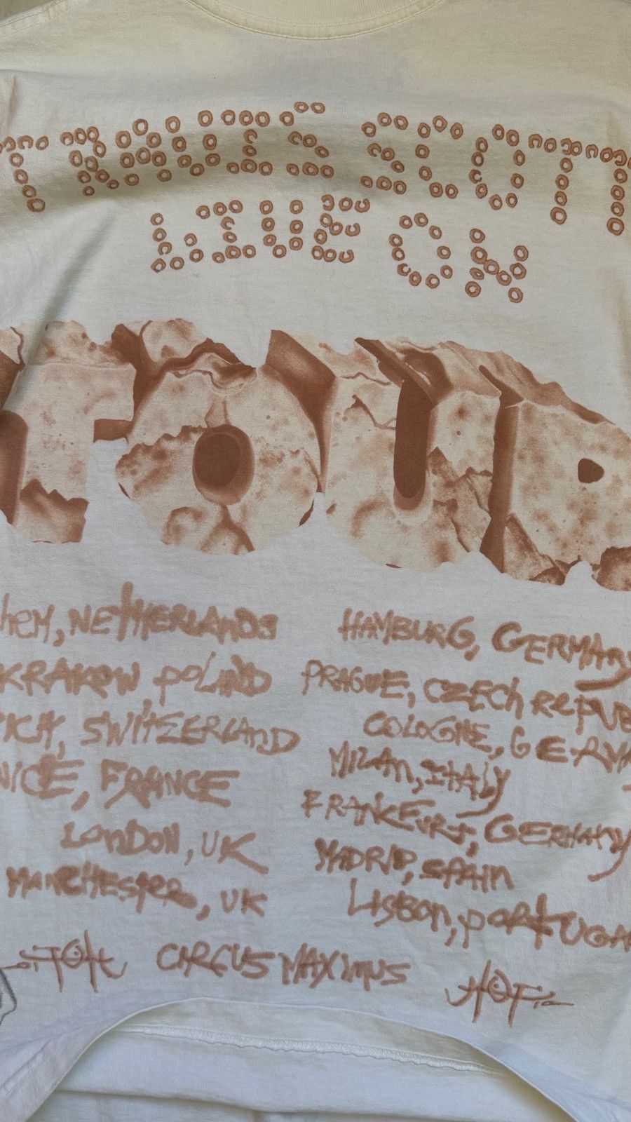Travis Scott Travis Scott Europa Tour T shirt Size US L / EU 52-54 / 3 - 3 Thumbnail