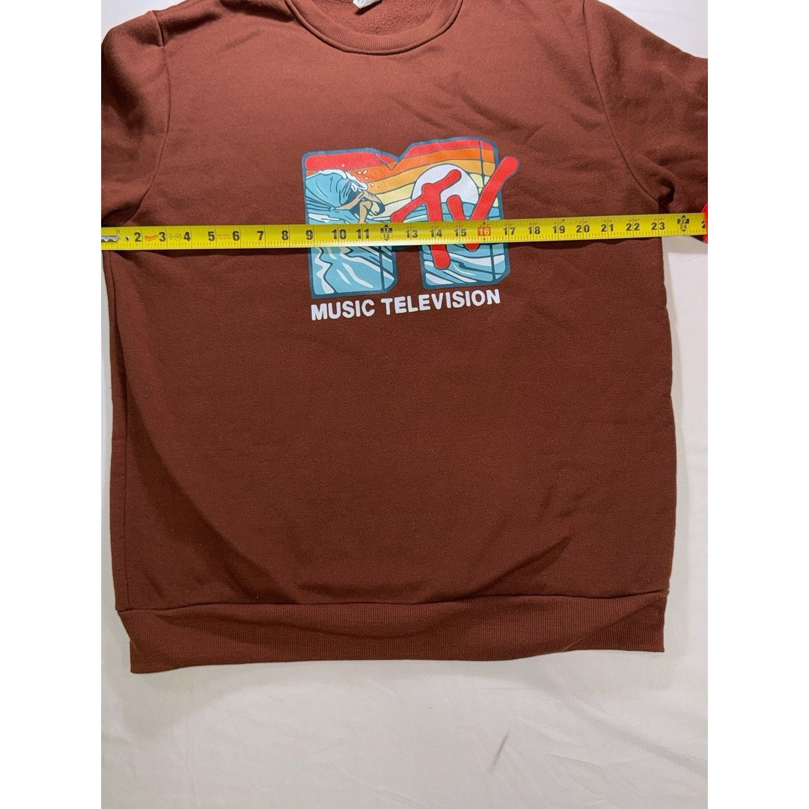 & Other Stories Mtv Long Sleeve Brown Crewneck Large Men Size US L / EU 52-54 / 3 - 3 Thumbnail