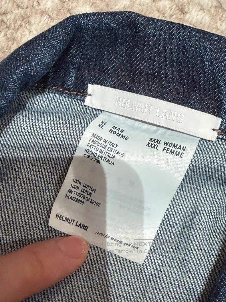 Helmut Lang Helmut Lang Washed Blue Denim Jacket Size US XL / EU 56 / 4 - 6 Thumbnail