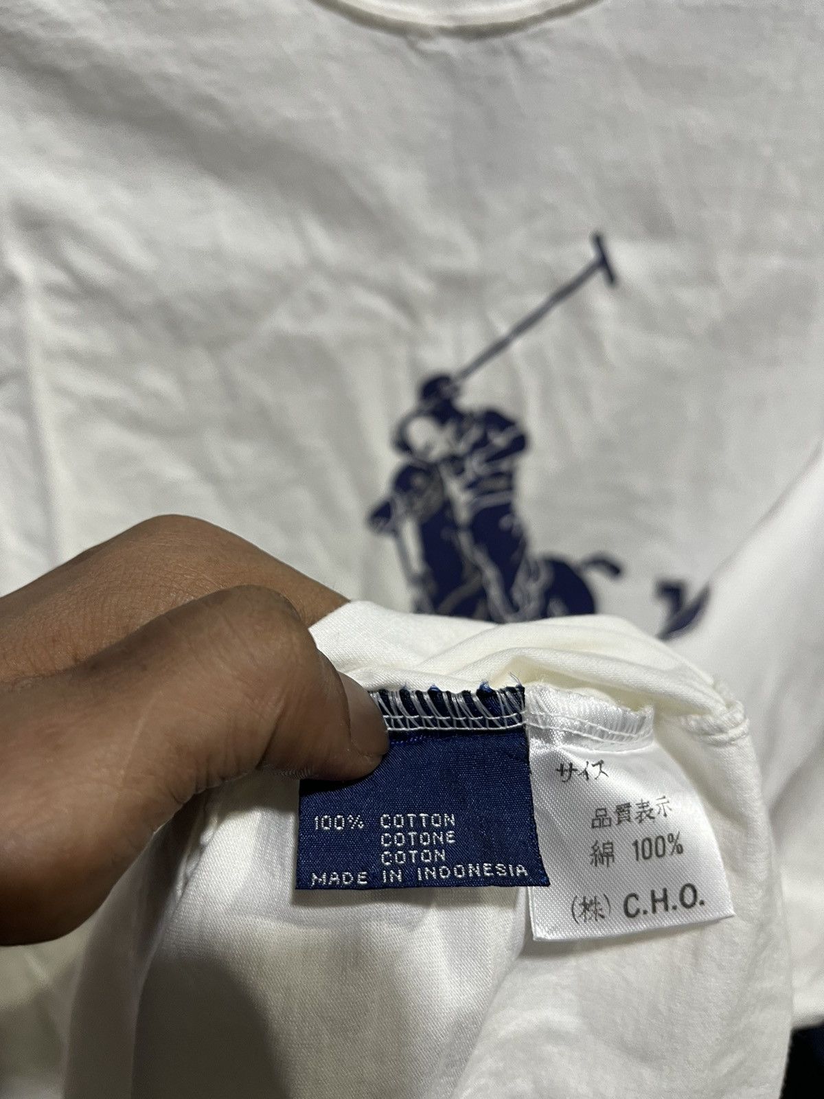 Polo Ralph Lauren Polo Ralph Lauren Big Pony Tee Logo 90s Size US L / EU 52-54 / 3 - 5 Thumbnail