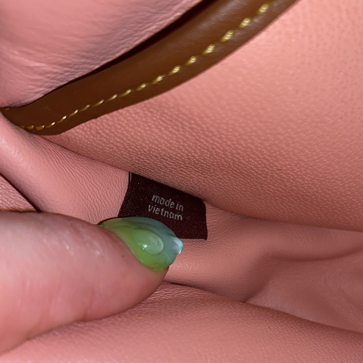 Coach Coach pink/multicolor shearling crescent bag Size ONE SIZE - 9 Thumbnail