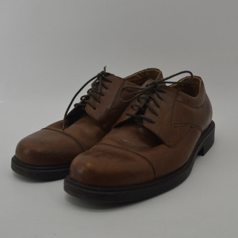 Other Borelli Brown Men's Oxford Lace Up Leather Round Toe Size 11 Size US 11 / EU 44 - 15 Thumbnail
