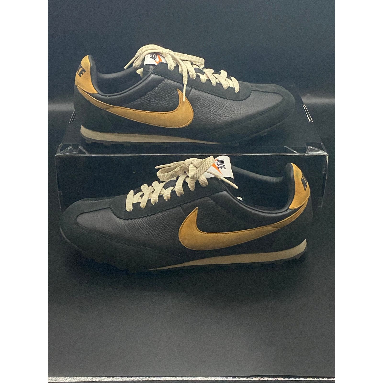 Nike Oregon Waffle Leather Black m8 w 9.5