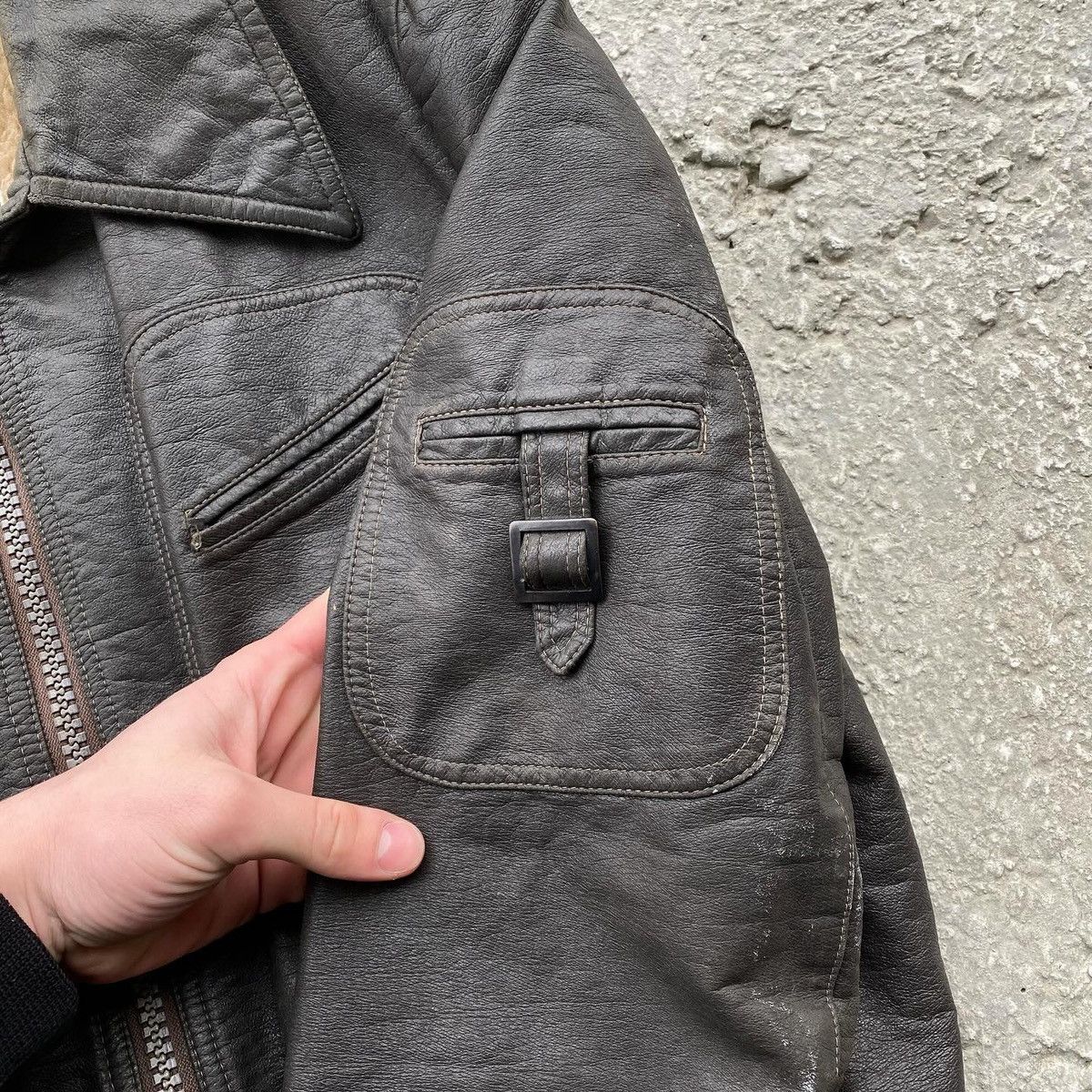 Japanese Brand × Leather Vintage Leather Jacket Size US M / EU 48-50 / 2 - 15 Thumbnail