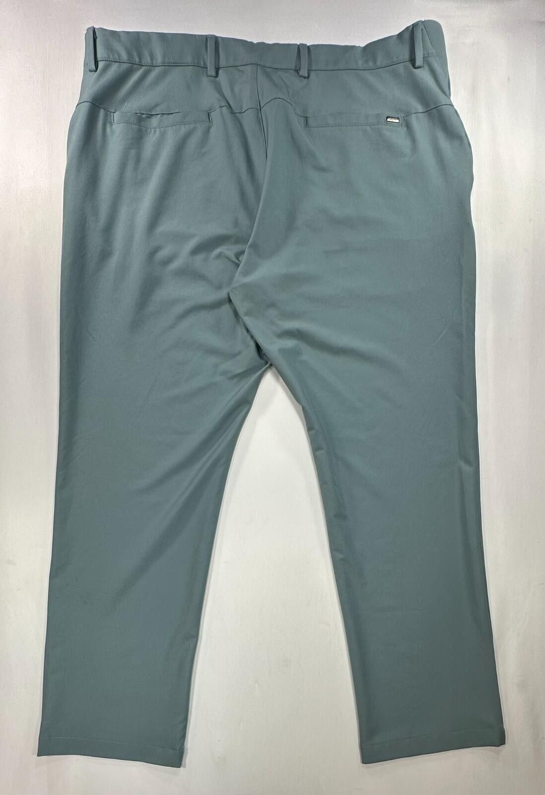 Greg Norman Greg Norman Polyester/Spandex Golf Pants Green Mens 40/29 Size US 40 / EU 56 - 2 Thumbnail