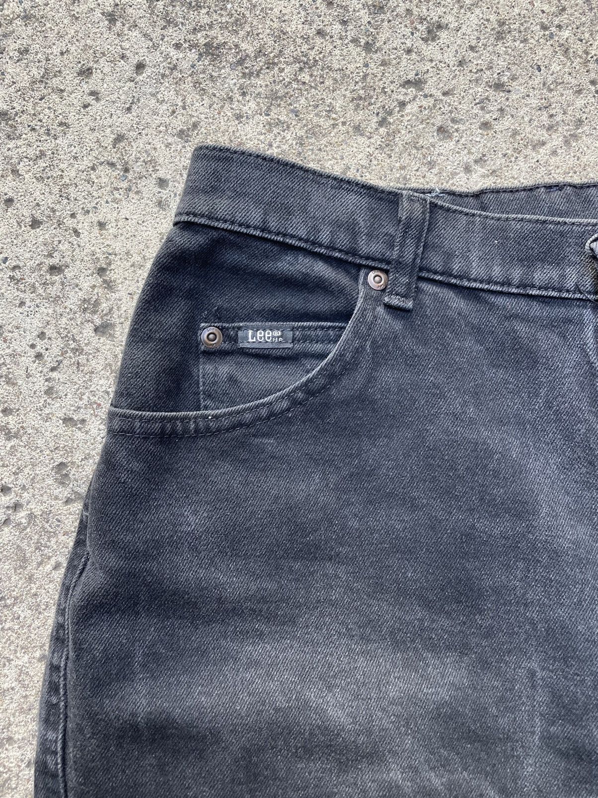 Lee Vintage black washed lee jeans Size US 32 / EU 48 - 2 Thumbnail