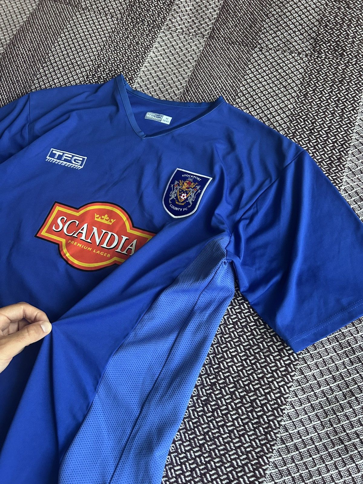 Vintage Vintage Stockport Country #21 Football Jersey TFG Sportswear Size US M / EU 48-50 / 2 - 7 Thumbnail