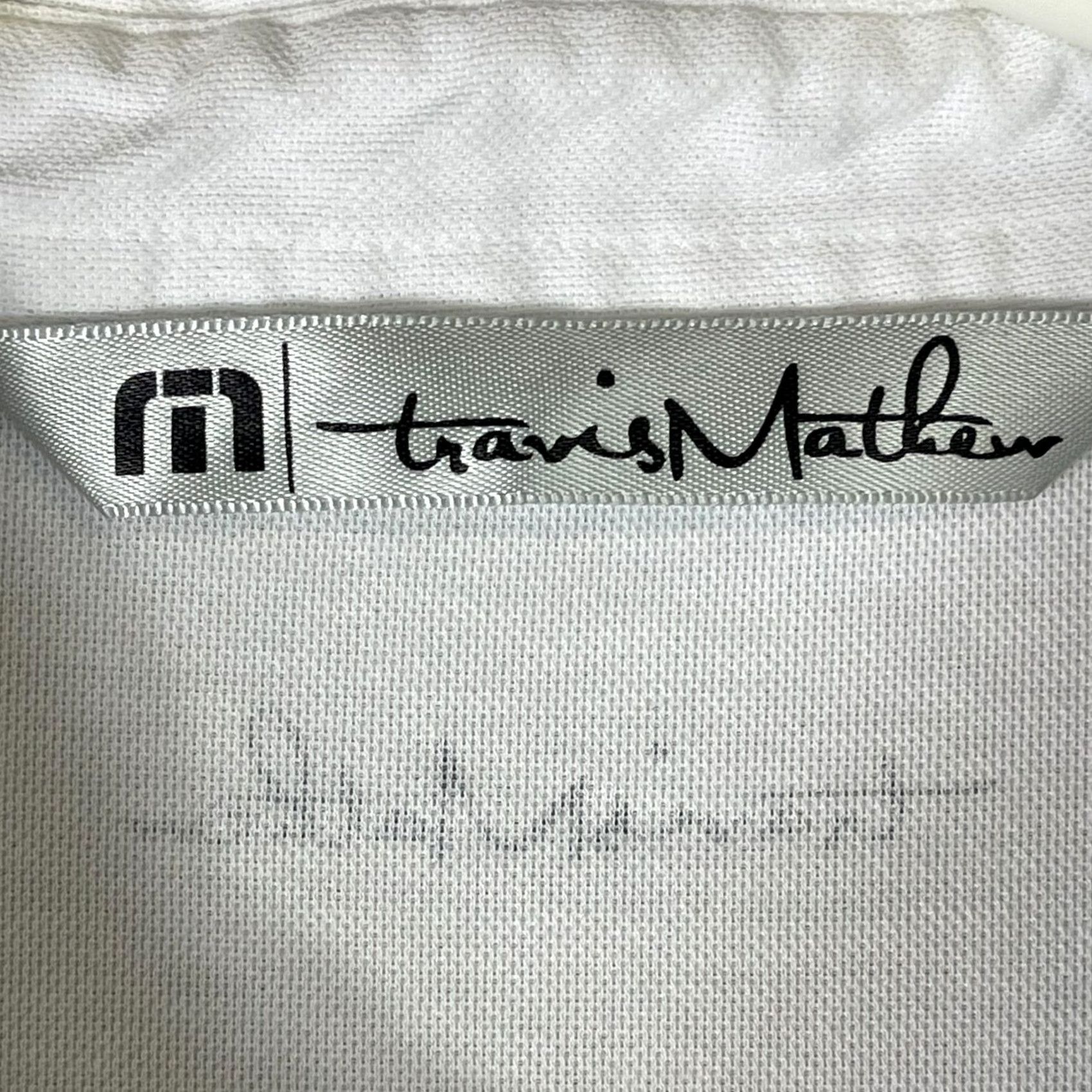 TravisMathew Travis Mathew Polo Shirt Adult Men XL White Logo Preppy Golfing Polo Shirt Size US XL / EU 56 / 4 - 6 Thumbnail