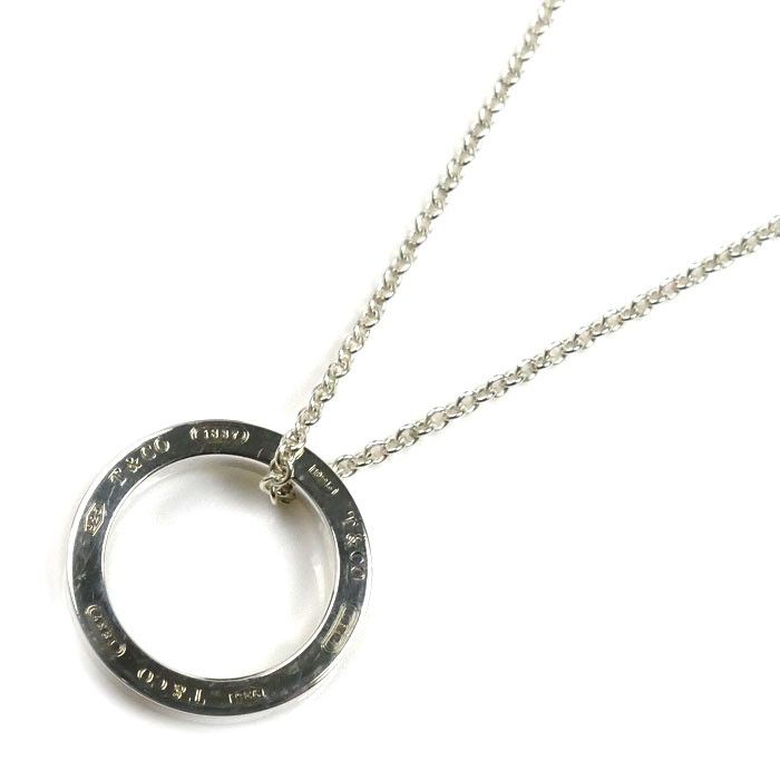 Tiffany & Co Tiffany&Co. 1837 Circle Silver925 Necklace Metal Necklace 60013960