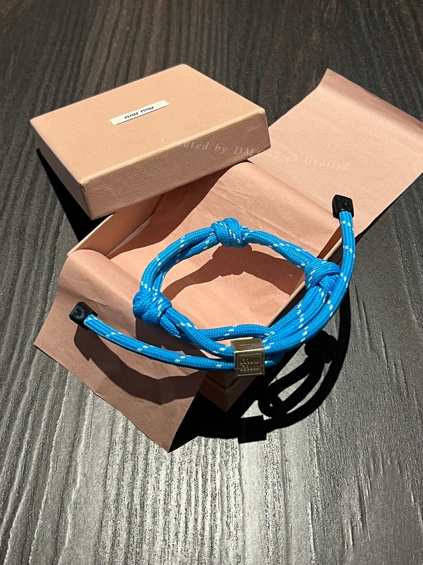 Miu Miu MIU MIU Blue Show Hand Rope Charm Size ONE SIZE - 1 Thumbnail