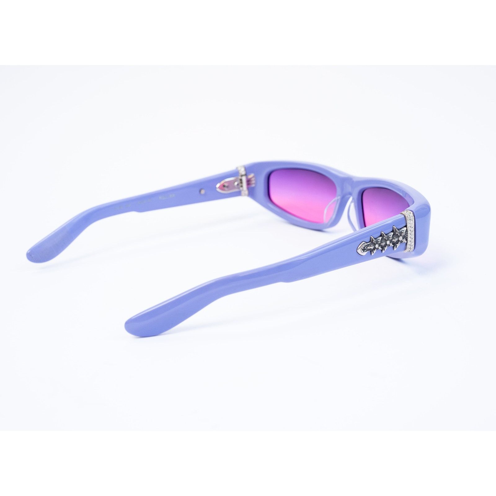 Chrome Hearts Roller Purple Sunglasses Size ONE SIZE - 3 Thumbnail