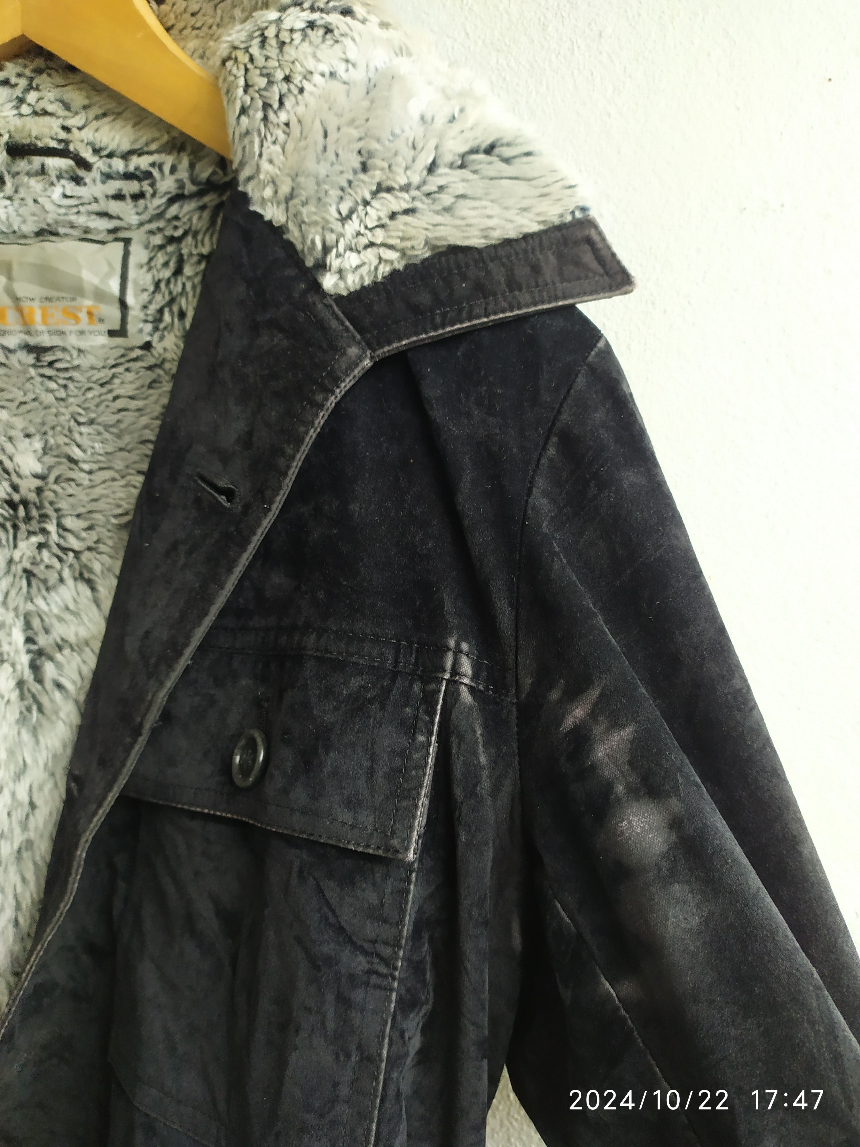 20471120 × If Six Was Nine × Japanese Brand Japanese Crest Fur Jacket Size US M / EU 48-50 / 2 - 8 Thumbnail