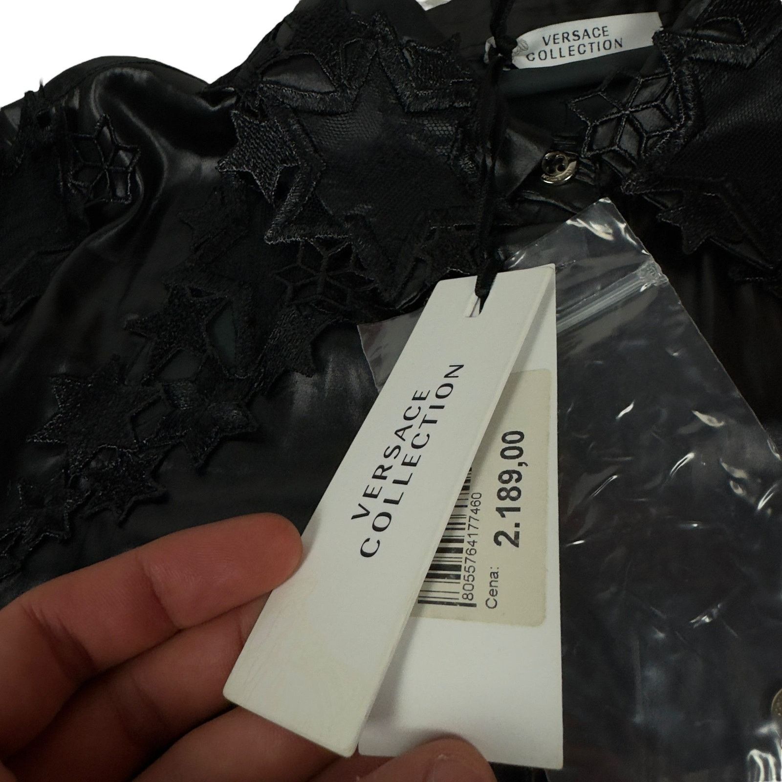 Versace Versace Black Stars Shirt 40 Size S / US 4 / IT 40 - 9 Thumbnail