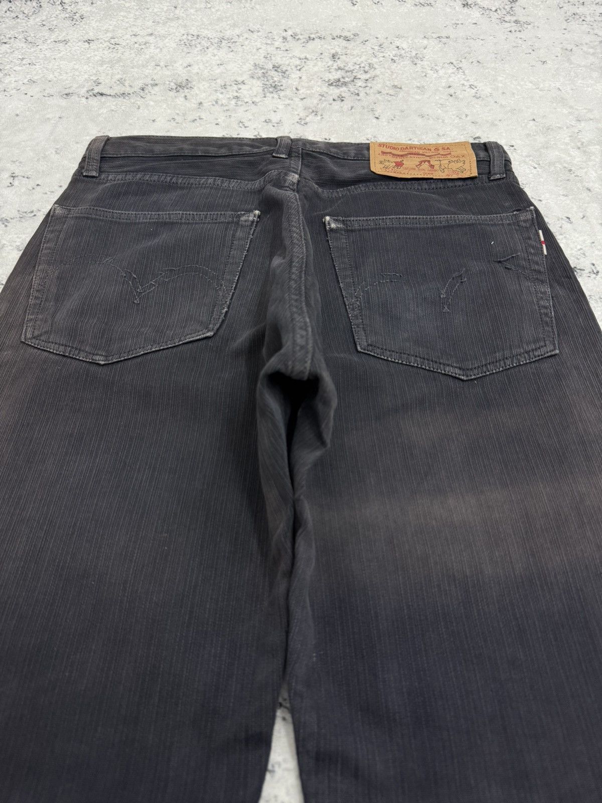 Studio D'Artisan Vintage STUDIO DARTISAN Striped Distressed Faded Release Hem Size US 29 - 10 Thumbnail