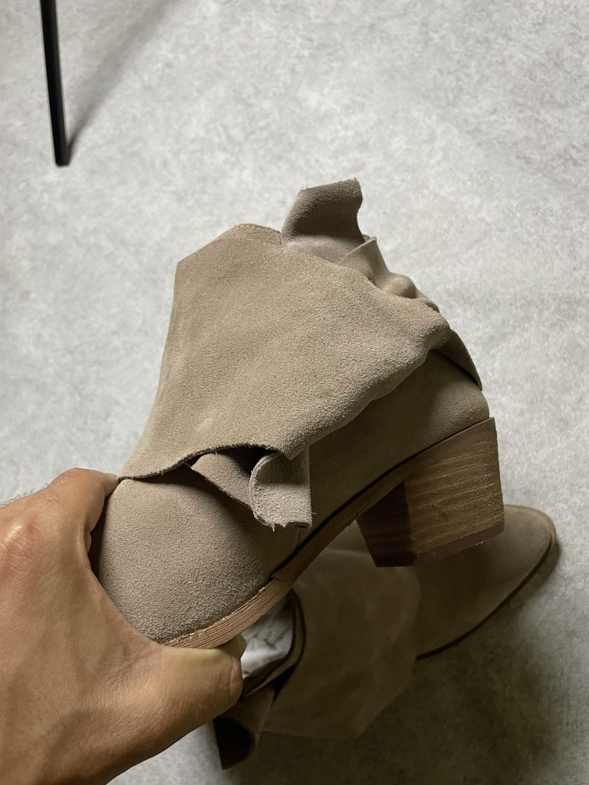 14th Addiction Skull Distressed suede drape 14th Addiction Tokyo glam decay Size US 9 / EU 42 - 4 Thumbnail