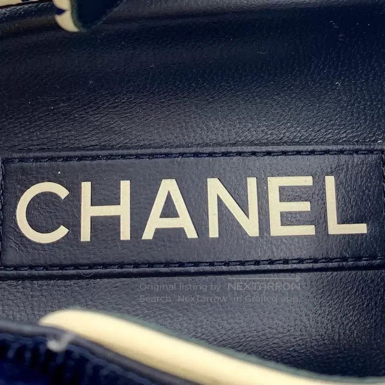 Chanel Chanel Beige camellia double C print casual Velcro flat sa Size US 7 / IT 37 - 7 Thumbnail