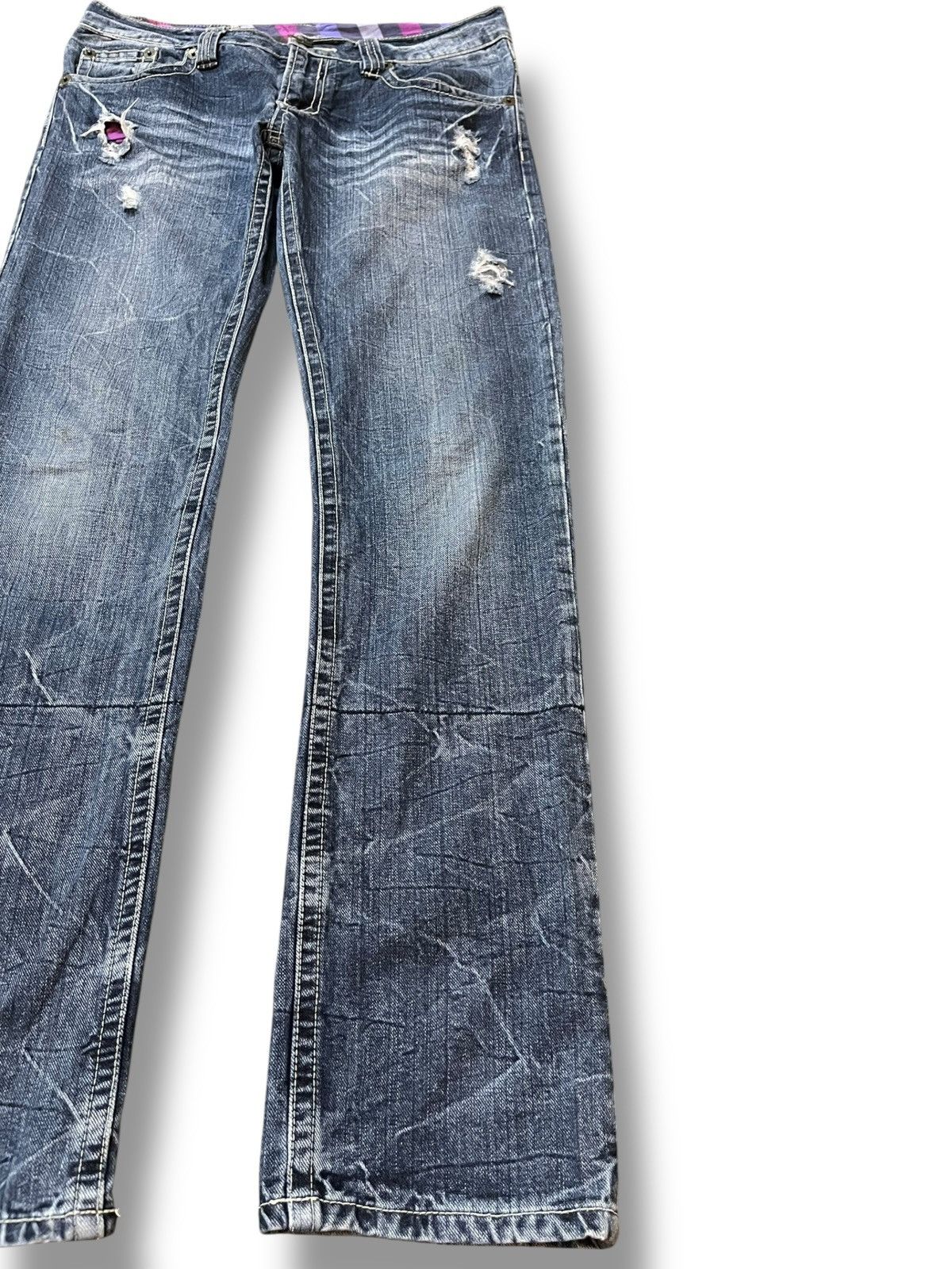 Japanese Brand Vintage Japanese Brand Honeycomb Denim Size US 30 / EU 46 - 4 Thumbnail