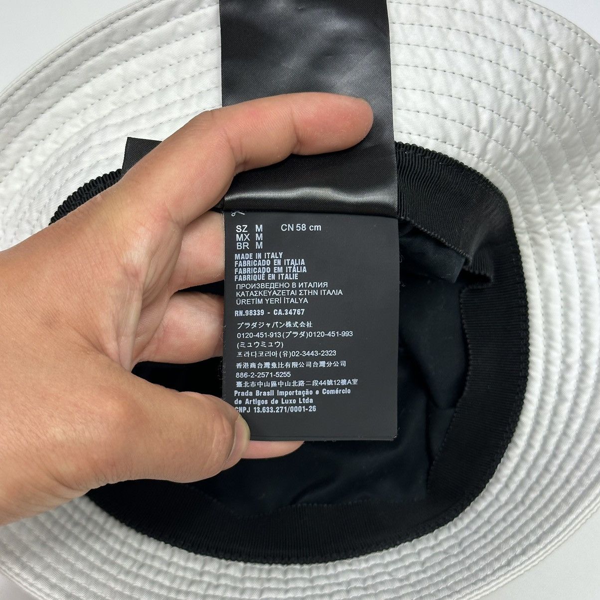 Prada Prada Milano 2020 Nylon Bucket Hat - S/M Size ONE SIZE - 13 Thumbnail