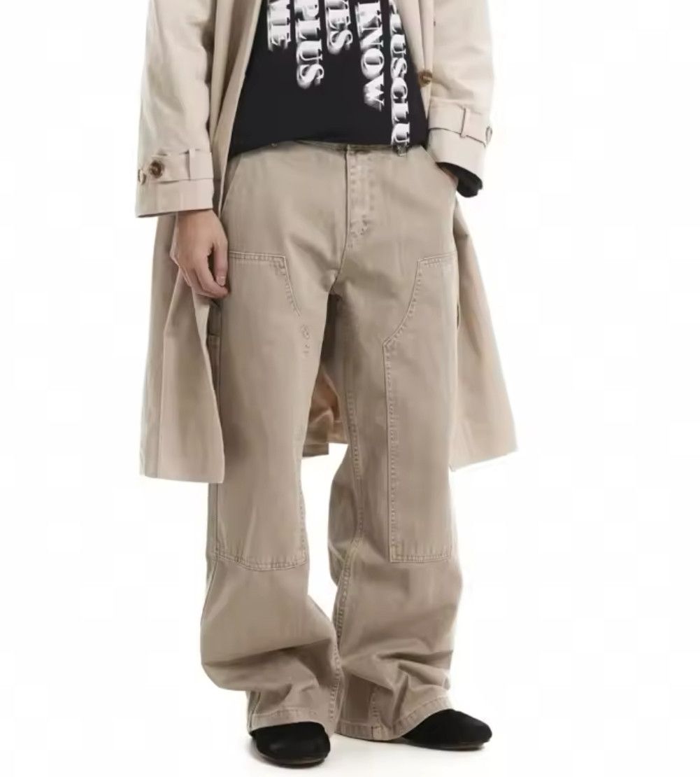 Jean × Vintage Double Knee Lumberjack Casual Trousers Size US 26 / EU 42 - 1 Thumbnail