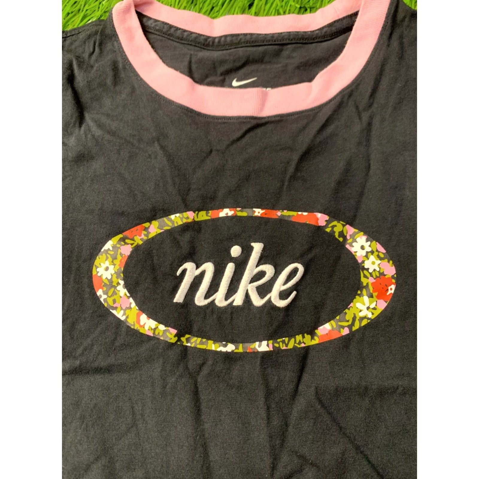 Nike NIKE Shirt Women XS Black and Pink 2020 Jersey T-Shirt Short Sleeve Casual Crew Neck 100% Cotton Logo Vintage No Size XS / US 0-2 / IT 36-38 - 3 Thumbnail
