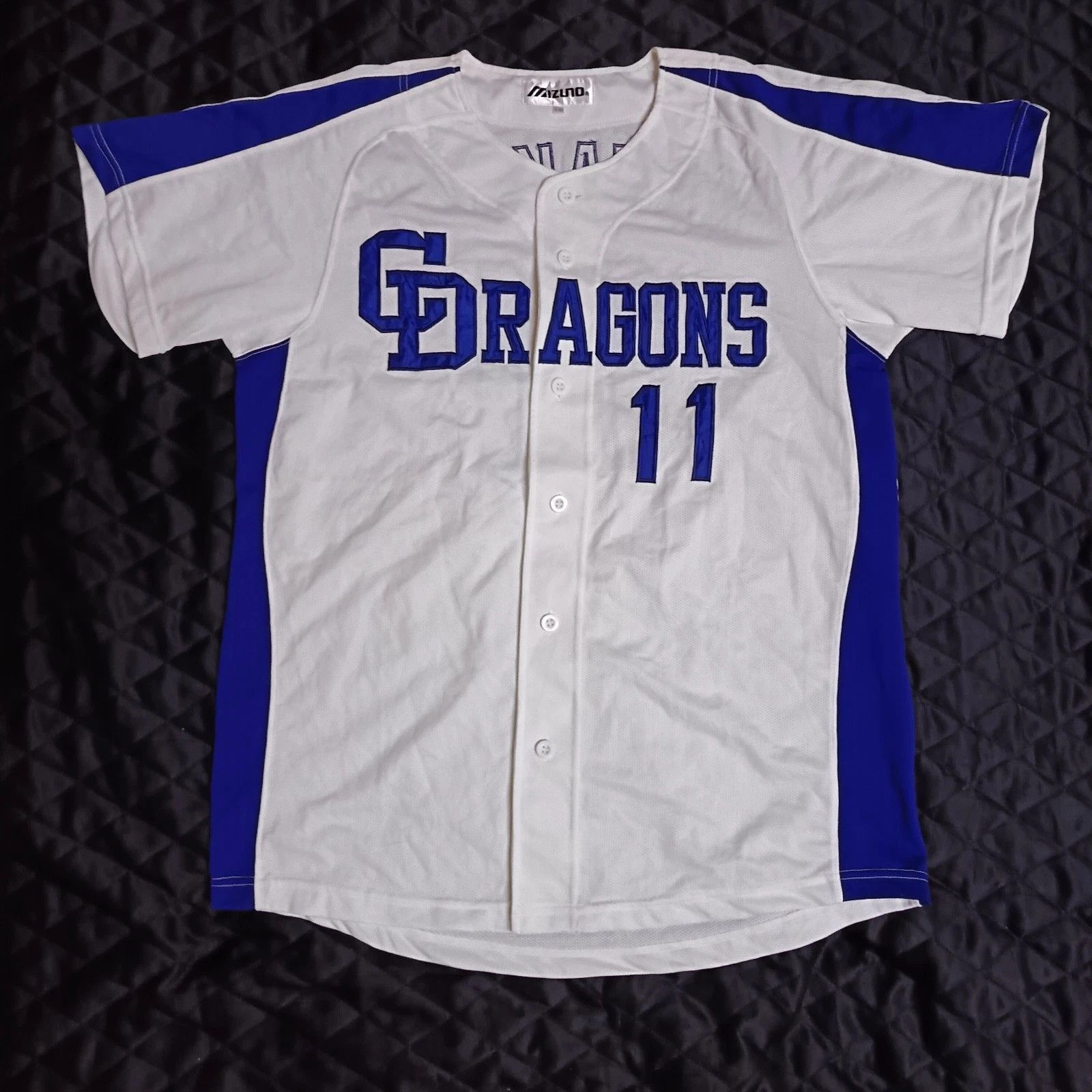 Mizuno Chunichi Dragons Kenshin Kawakami NPB MLB Baseball Jersey Size US XL / EU 56 / 4 - 1 Thumbnail