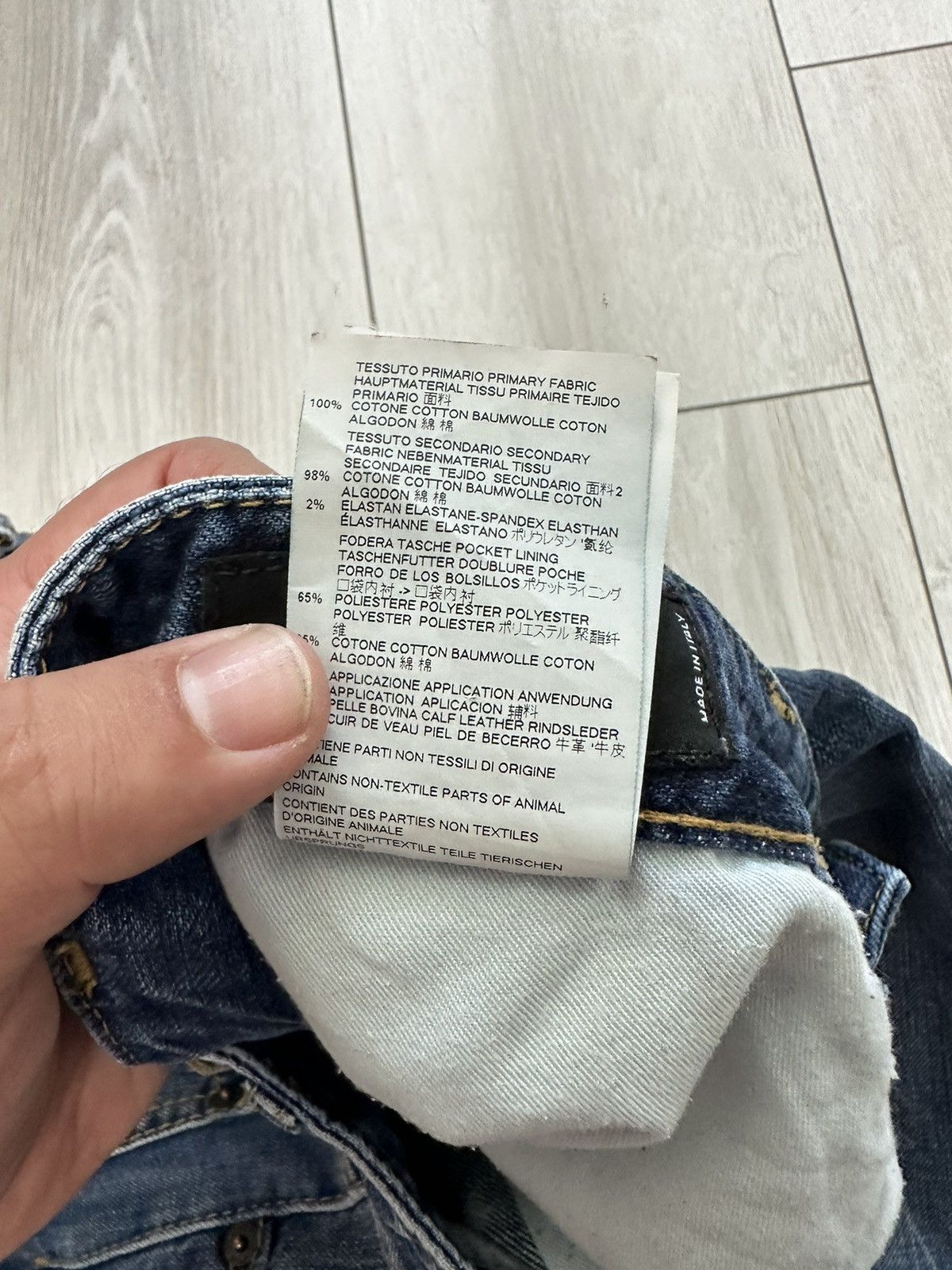 Dsquared2 Dsquared2 Sexy Twist Distressed Denim Jeans Pants (A031) Size US 34 / EU 50 - 12 Thumbnail