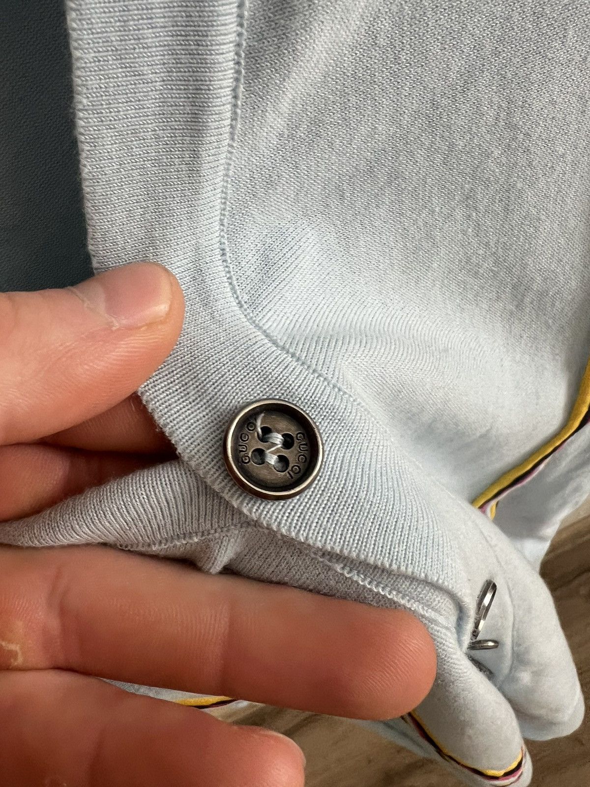 Gucci × Vintage Gucci Cotton Cardigan Size US L / EU 52-54 / 3 - 5 Thumbnail