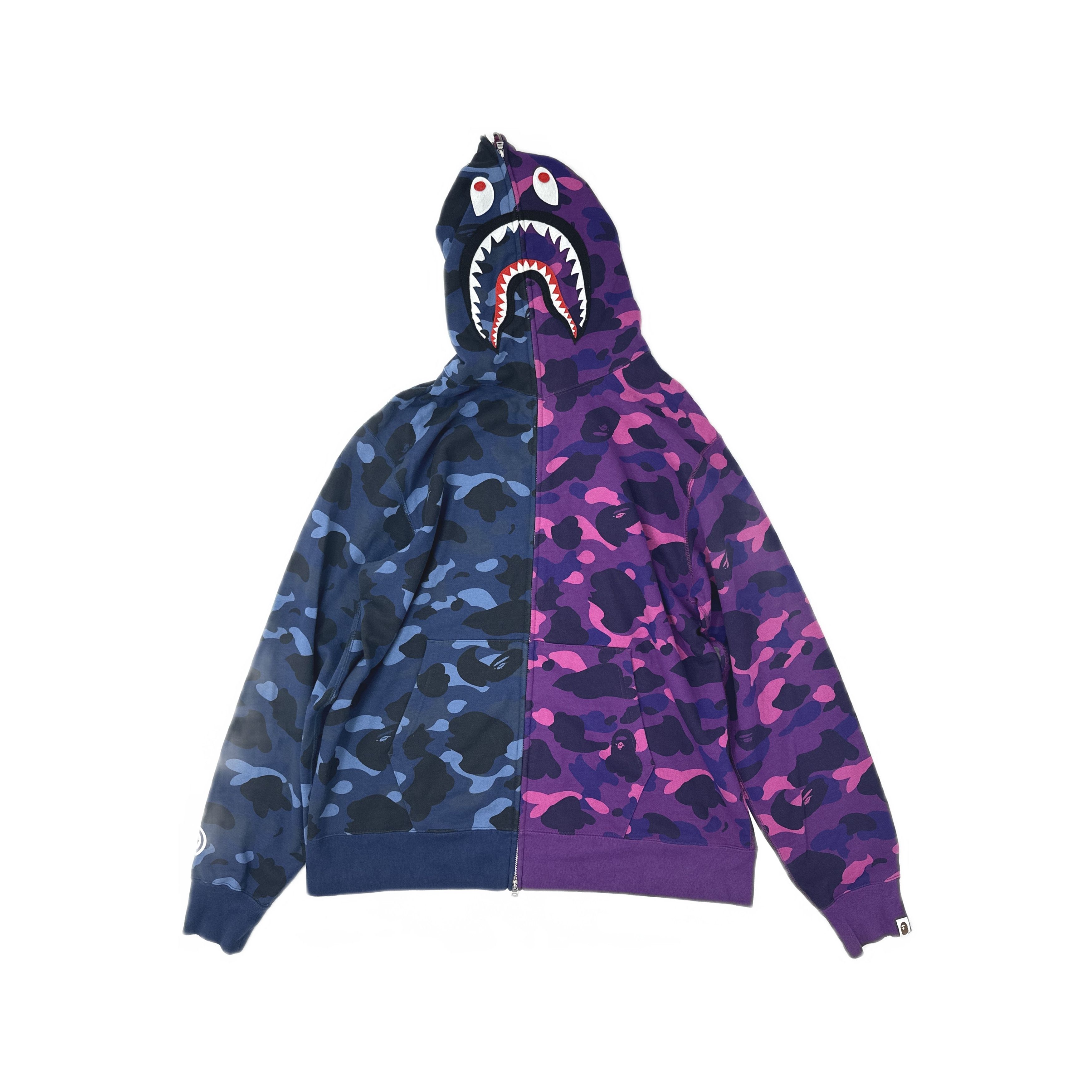 Bape × Kid Cudi Bape kid cudi shark full zip | Grailed